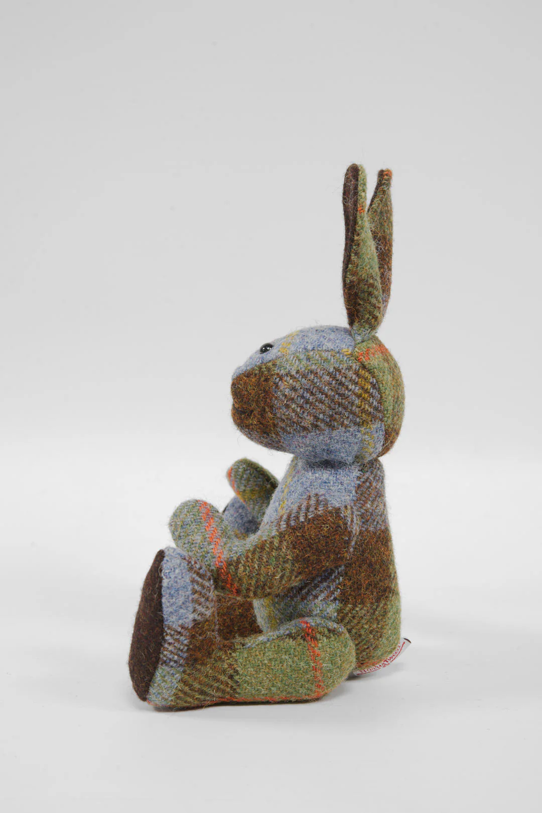 Harris Tweed 12" Fully Jointed Rabbit - A017 - Image 3