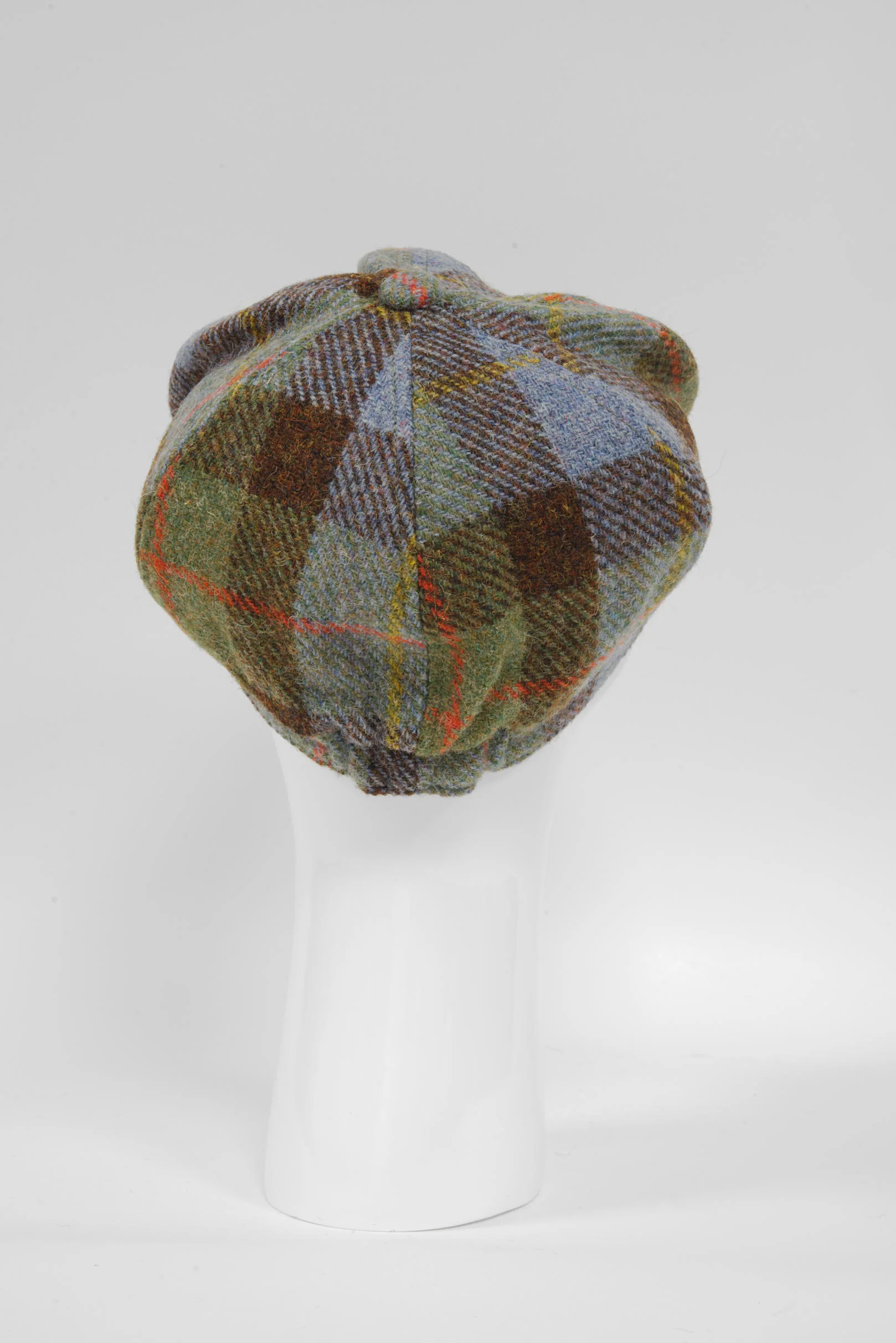 Harris Tweed Baker Boy Hat - A017 (GA) - Image 6
