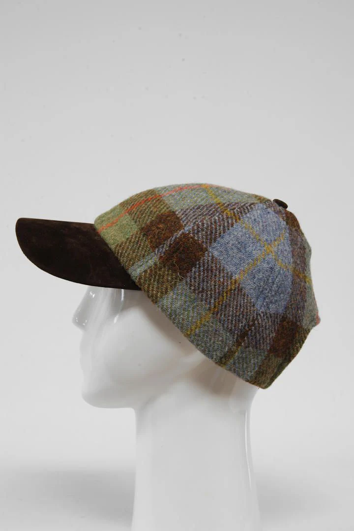 Harris Tweed Baseball Cap - A017 Suedette Peak (HW) - Image 4