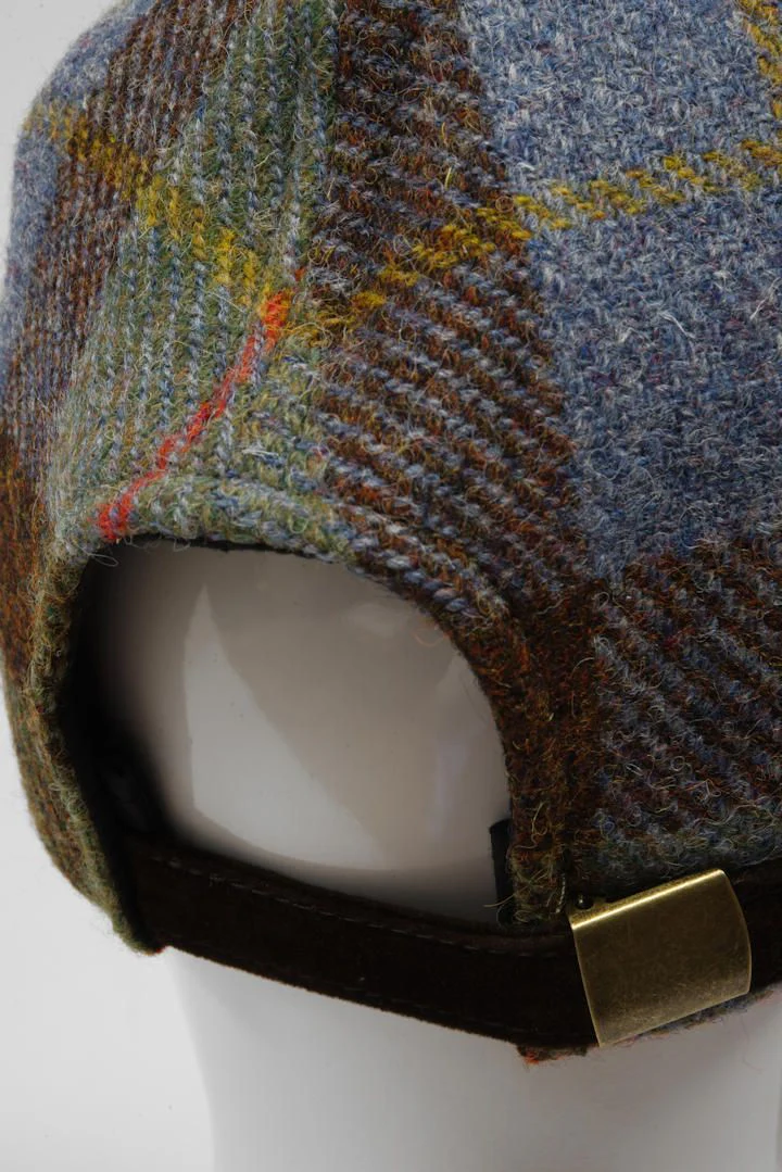 Harris Tweed Baseball Cap - A017 Suedette Peak (HW) - Image 6
