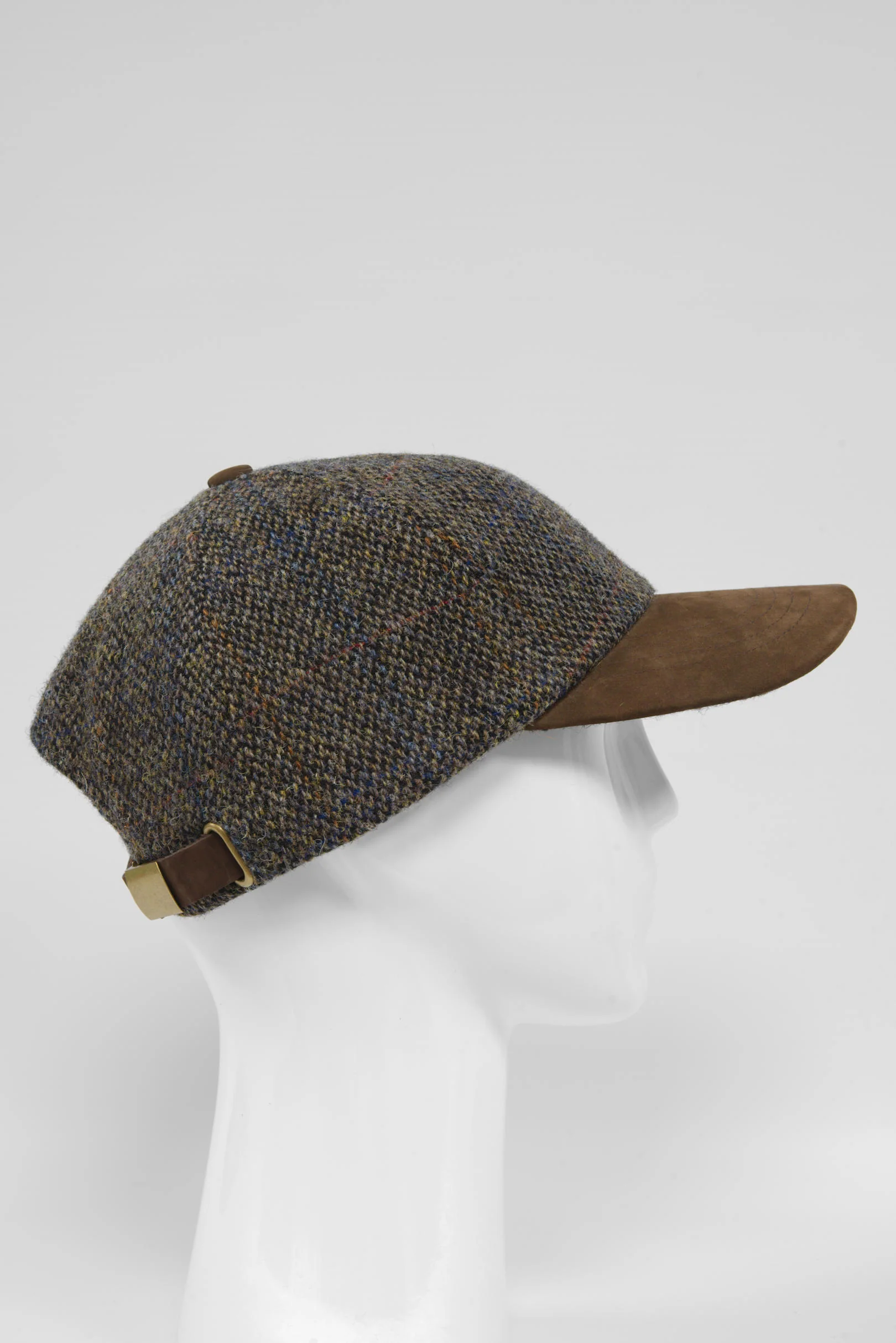 Harris Tweed Baseball Cap - Glencairn Grey (HH)