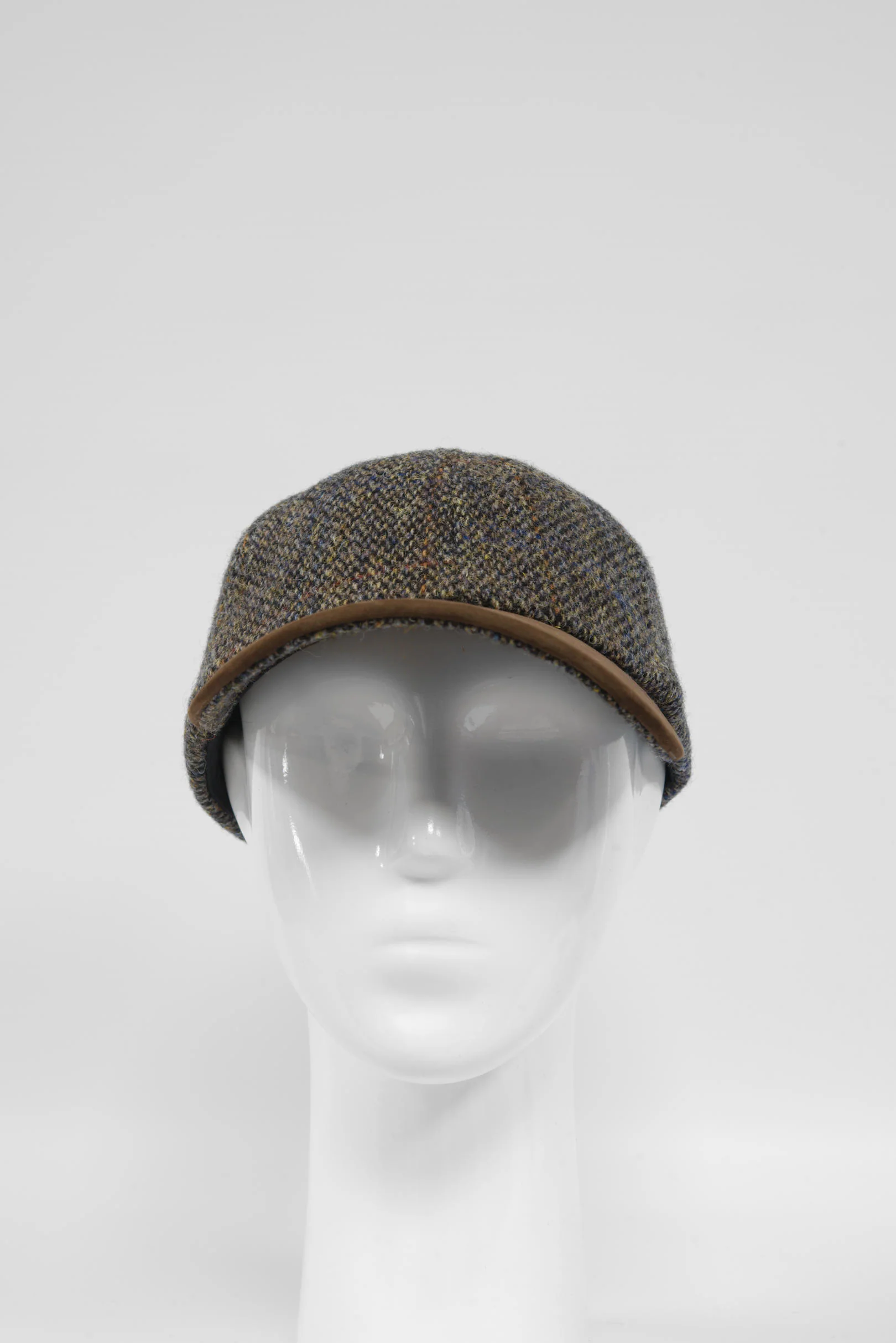Harris Tweed Baseball Cap - Glencairn Grey (HH) - Image 3