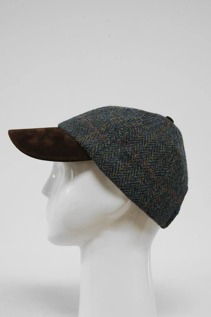 Harris Tweed Baseball Cap - HB80 (HW) - Image 4