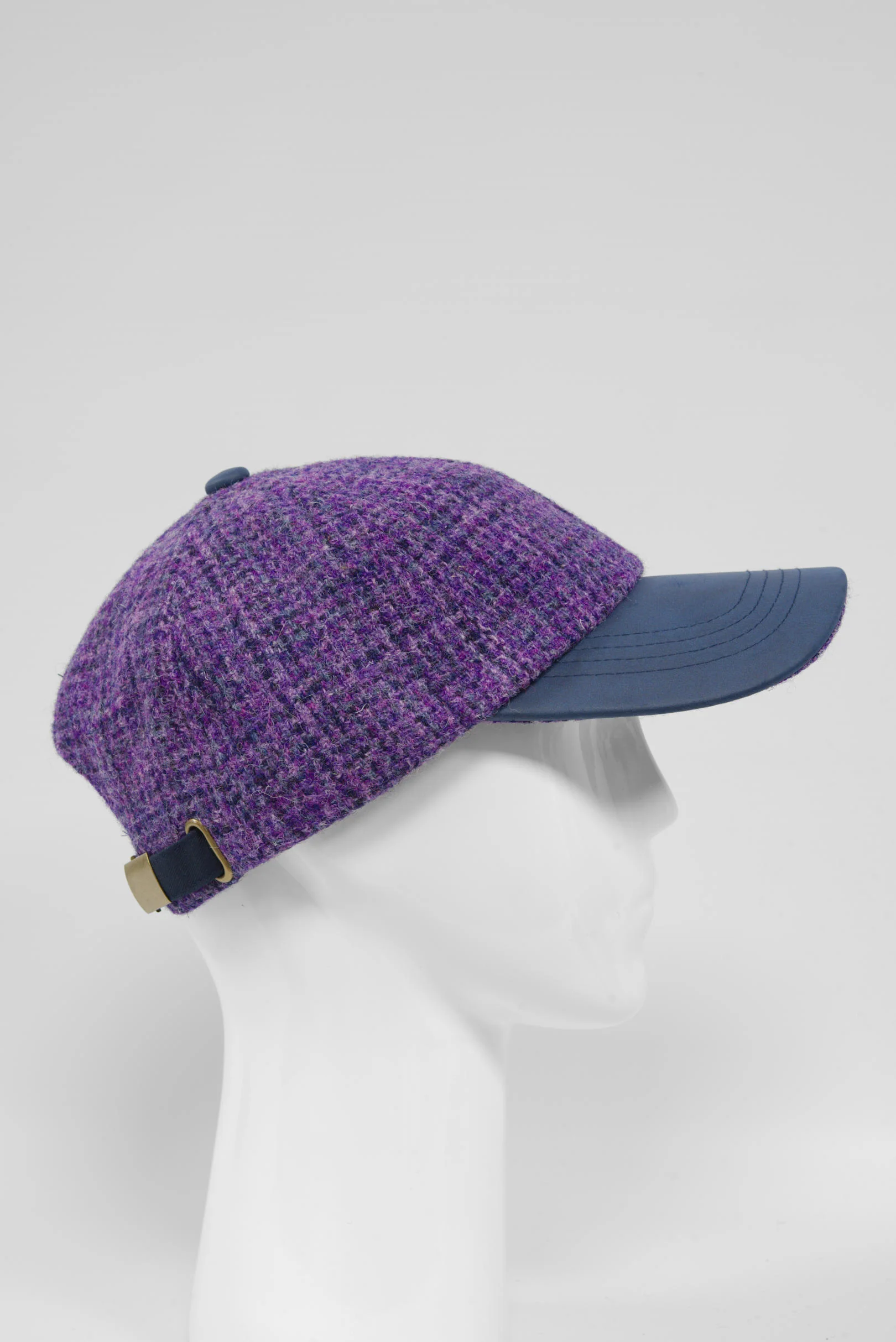Harris Tweed Baseball Cap - Lavender (HH)