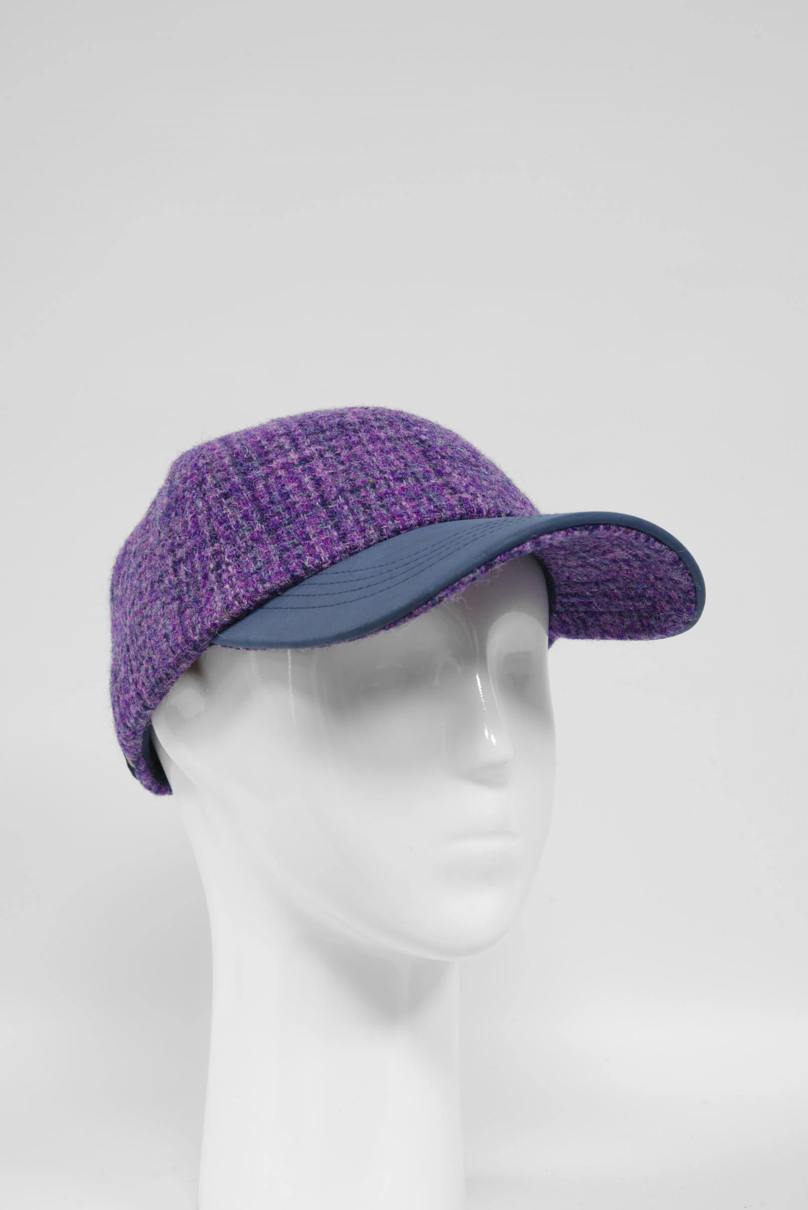 Harris Tweed Baseball Cap - Lavender (HH) - Image 2