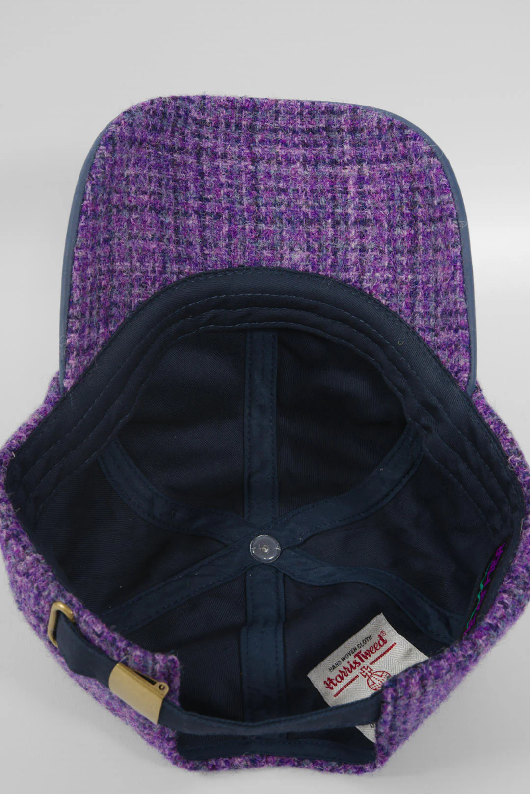 Harris Tweed Baseball Cap - Lavender (HH) - Image 8