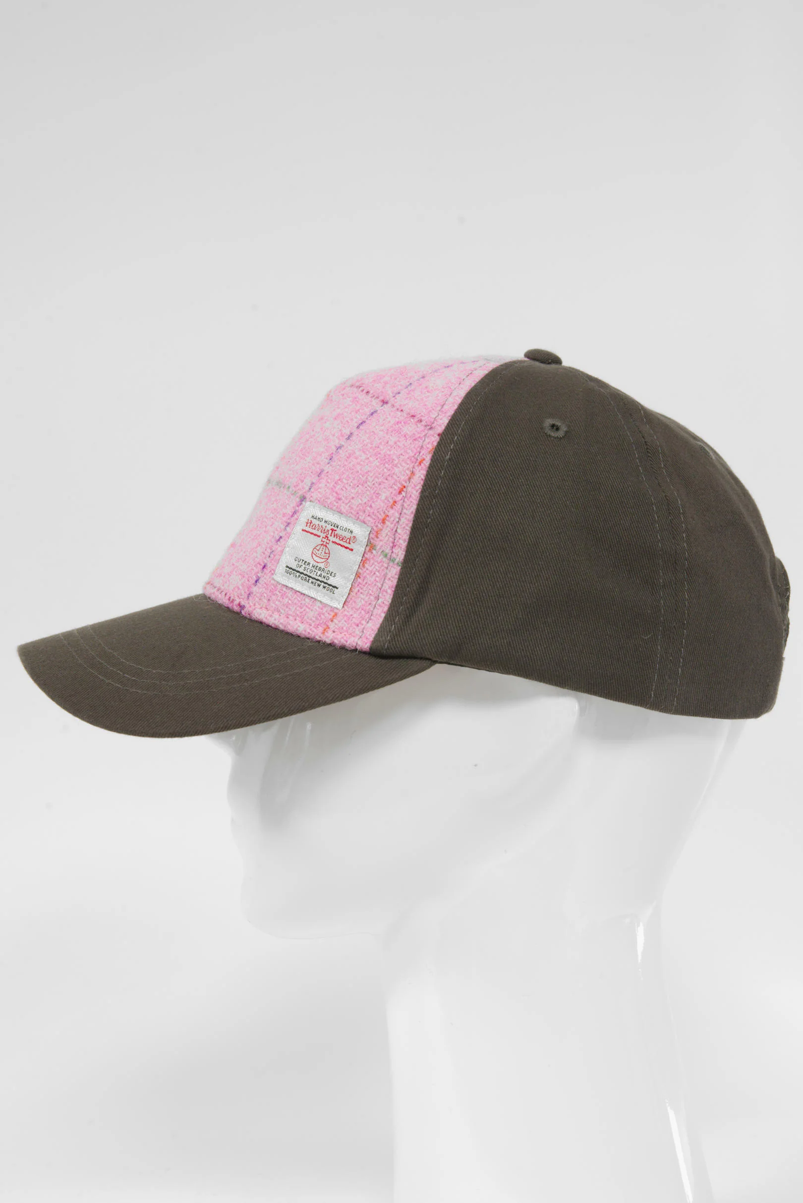 Harris Tweed Baseball Cap - Pink w/OC (GA) - Image 3