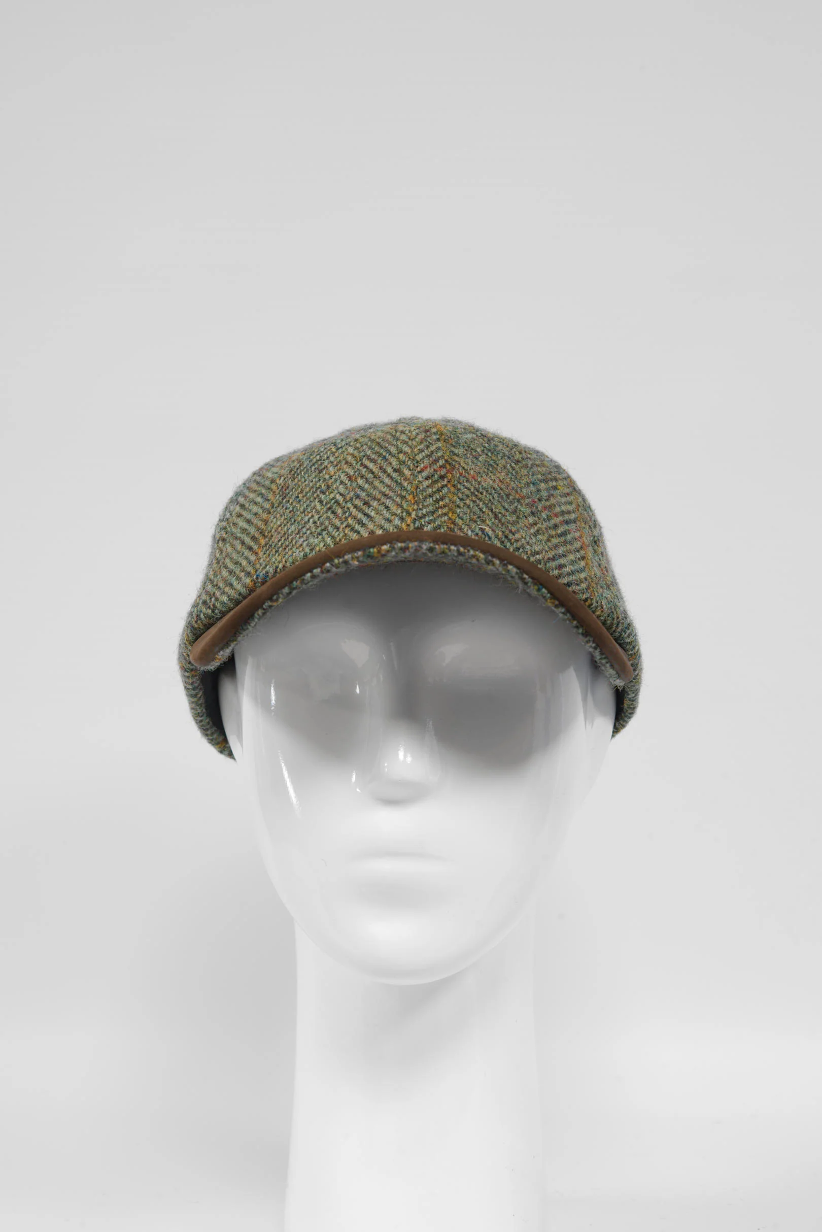 Harris Tweed Baseball Cap - Sage/Wine/Gold (HH) - Image 3