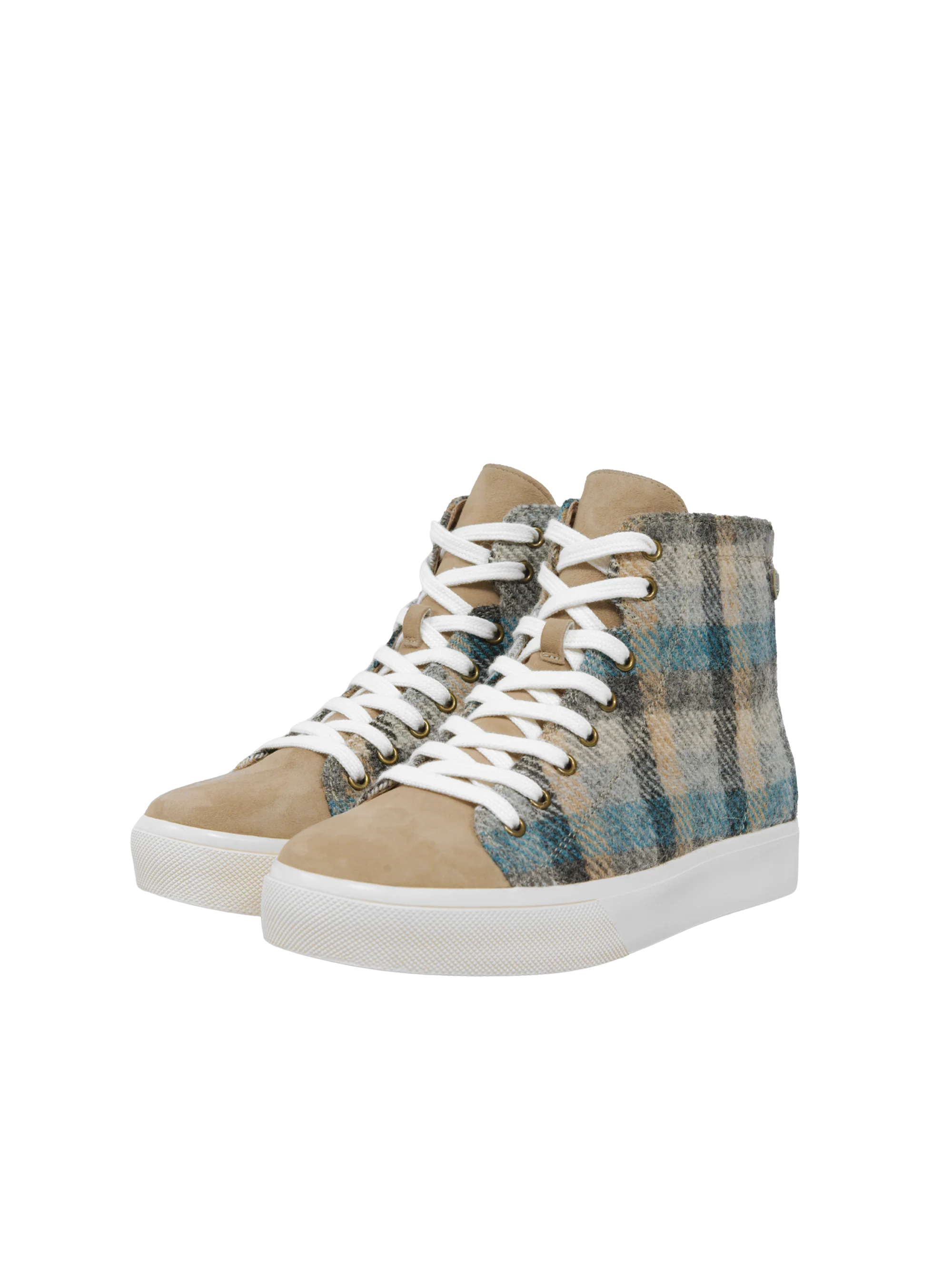 Harris Tweed Blair Trainers - Islander Check