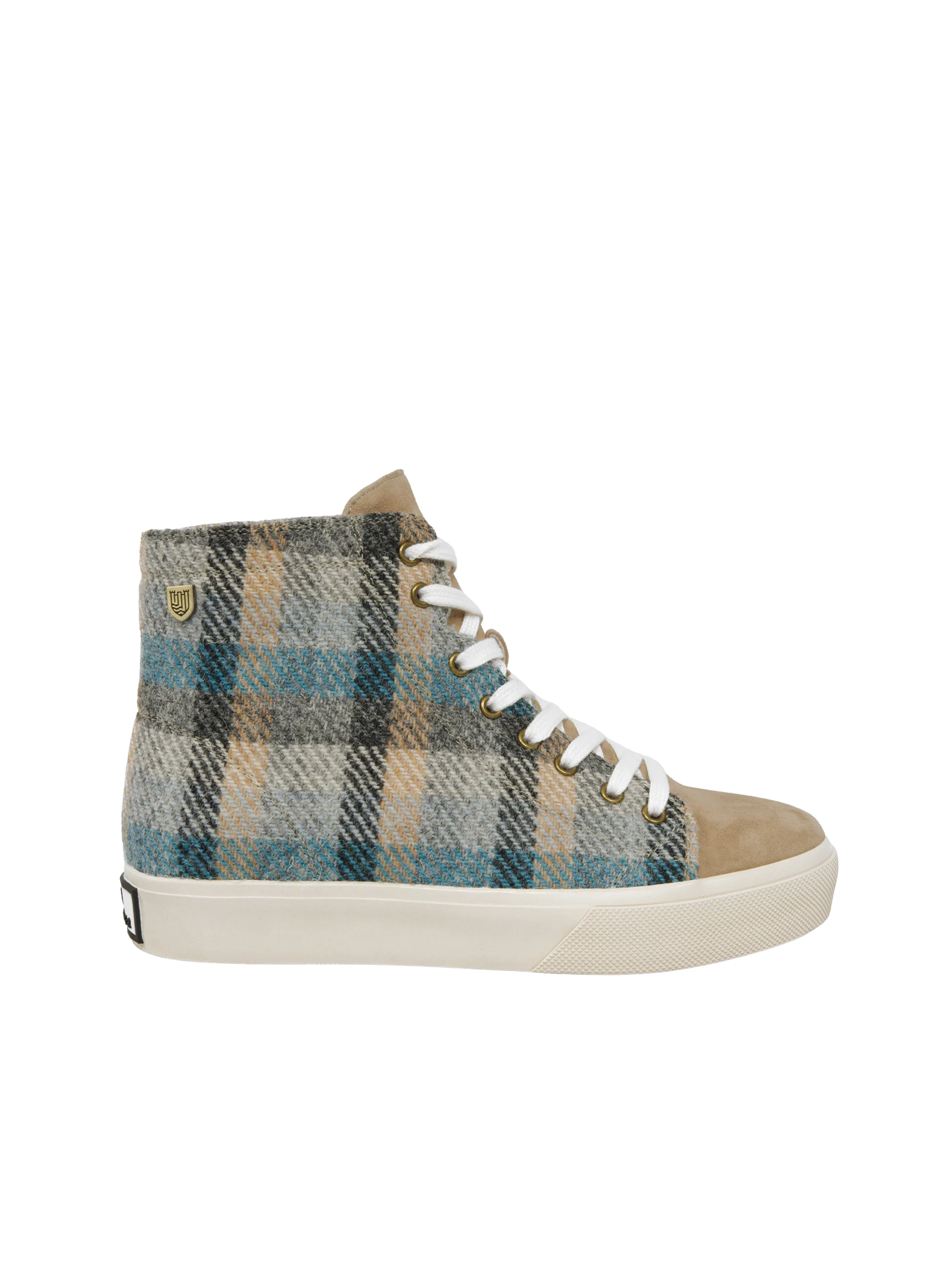 Harris Tweed Blair Trainers - Islander Check - Image 6