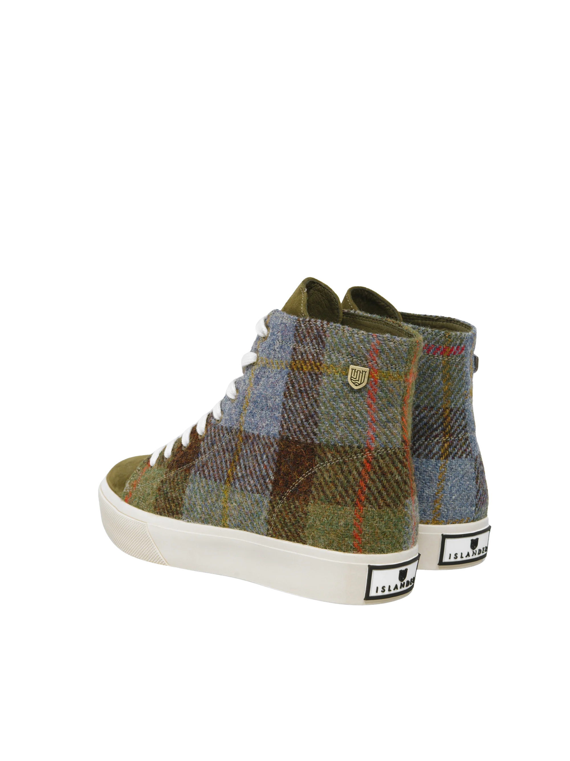 Harris Tweed Blair Trainers - Macleod Check - Image 3