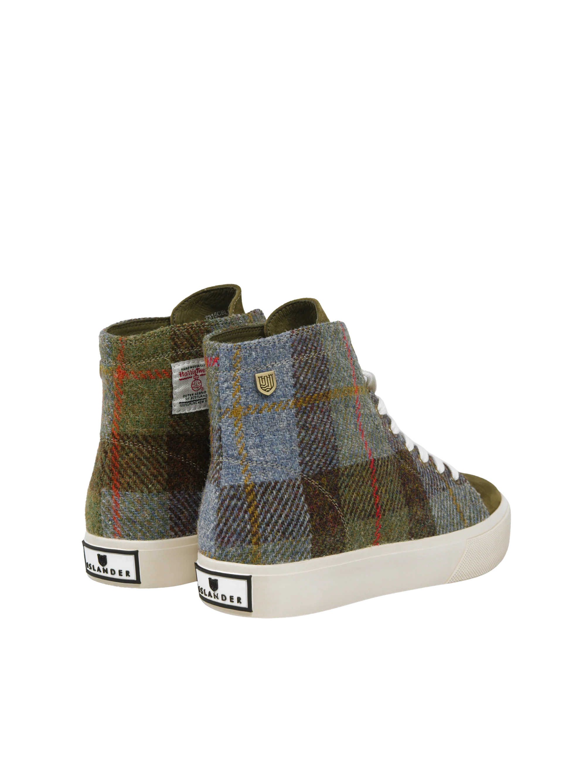 Harris Tweed Blair Trainers - Macleod Check - Image 5