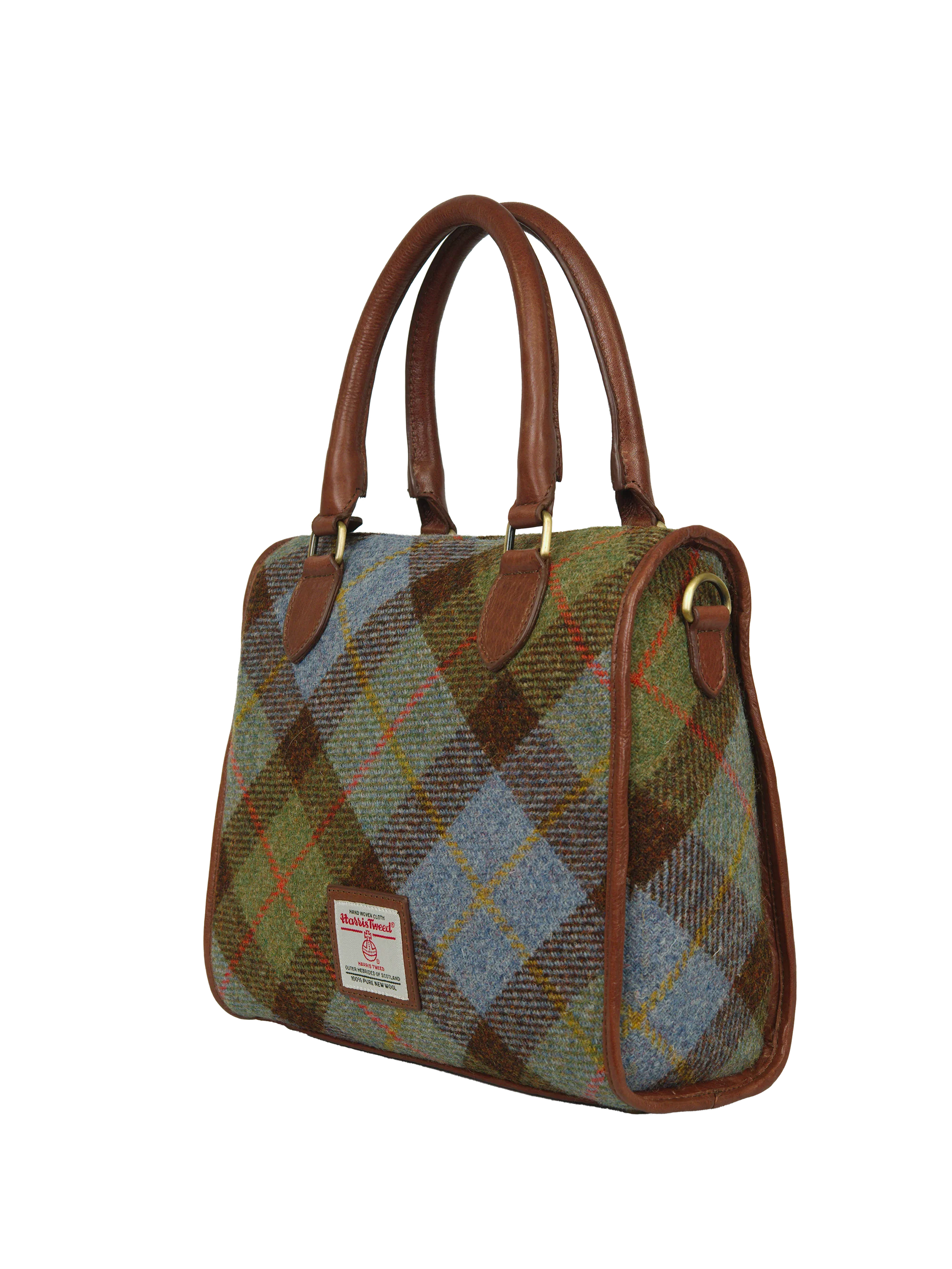 Harris Tweed Bosta Bowling Bag - A017 - Image 3