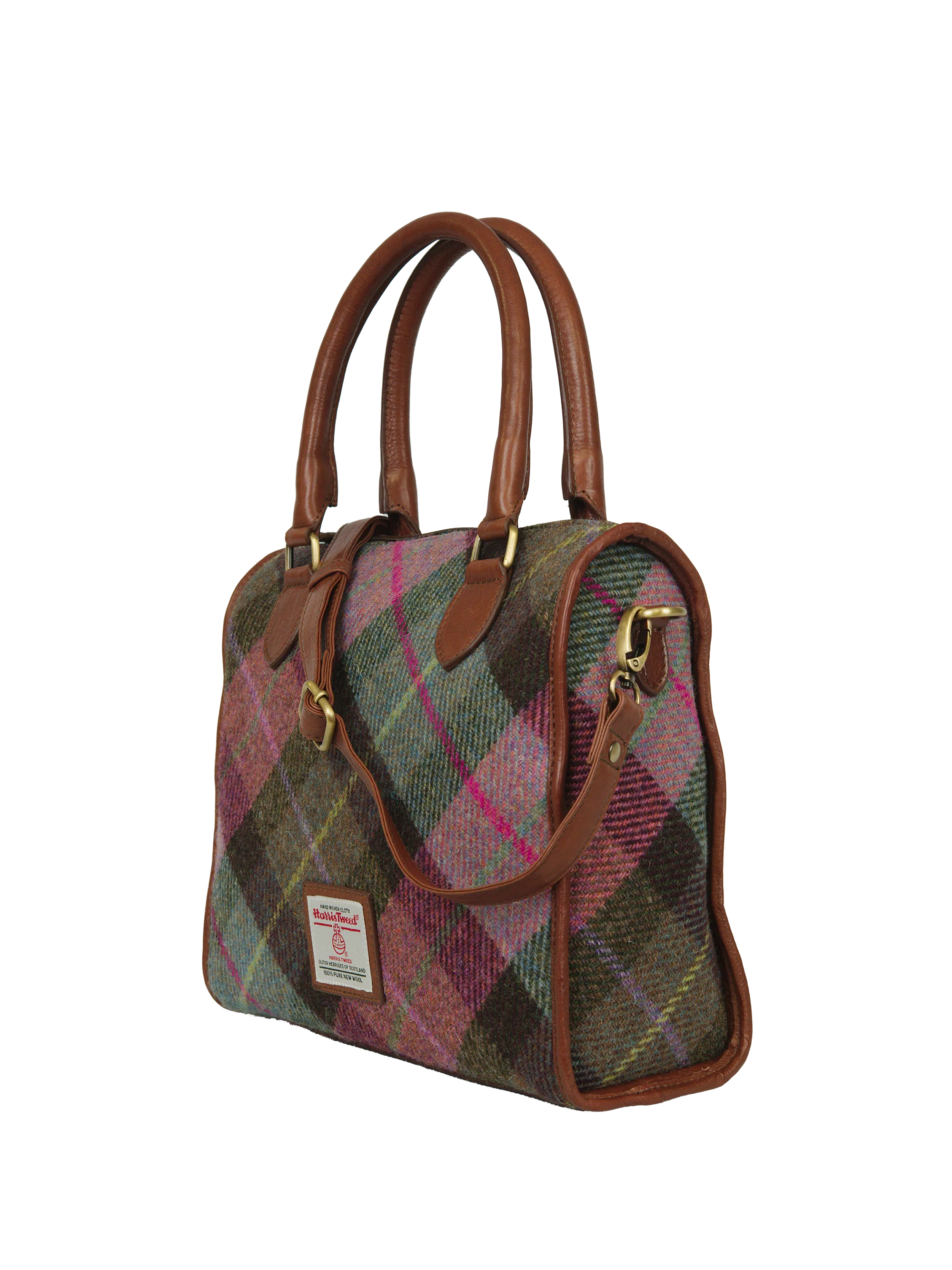 Harris Tweed Bosta Bowling Bag - A0254 - Image 2