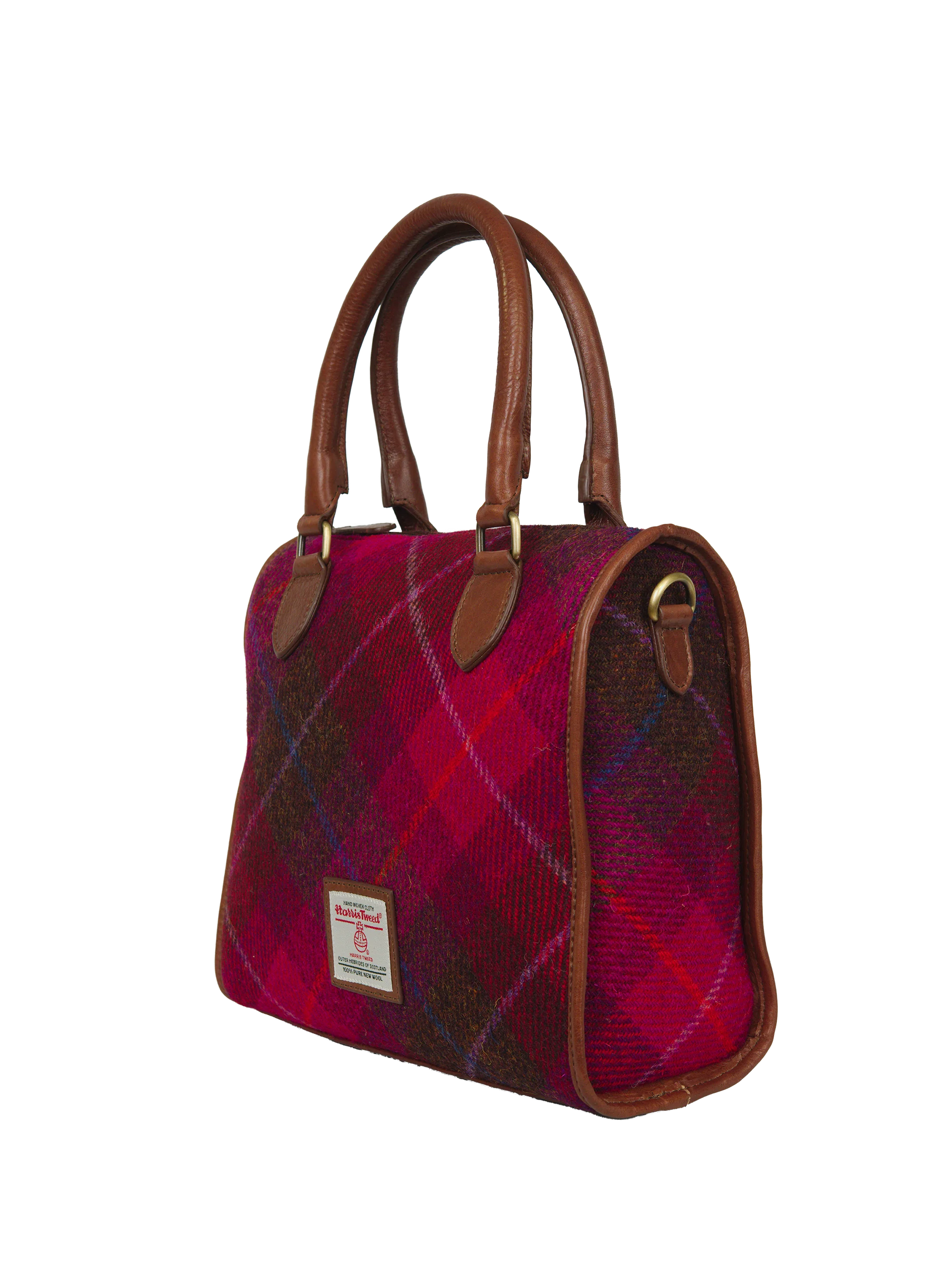 Harris Tweed Bosta Bowling Bag - A031 - Image 3