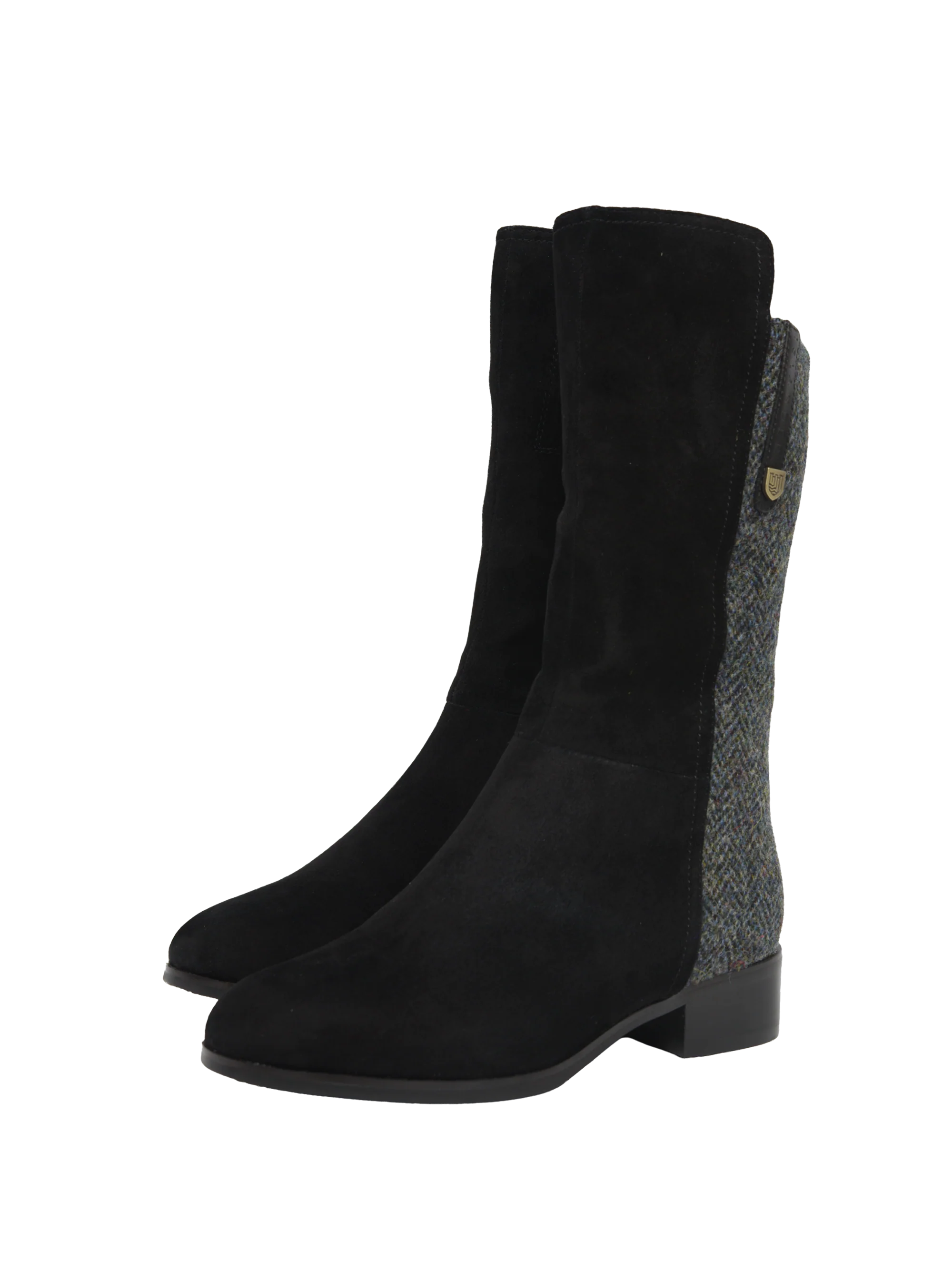 Harris Tweed Brodie Calf Length Boots - HB85