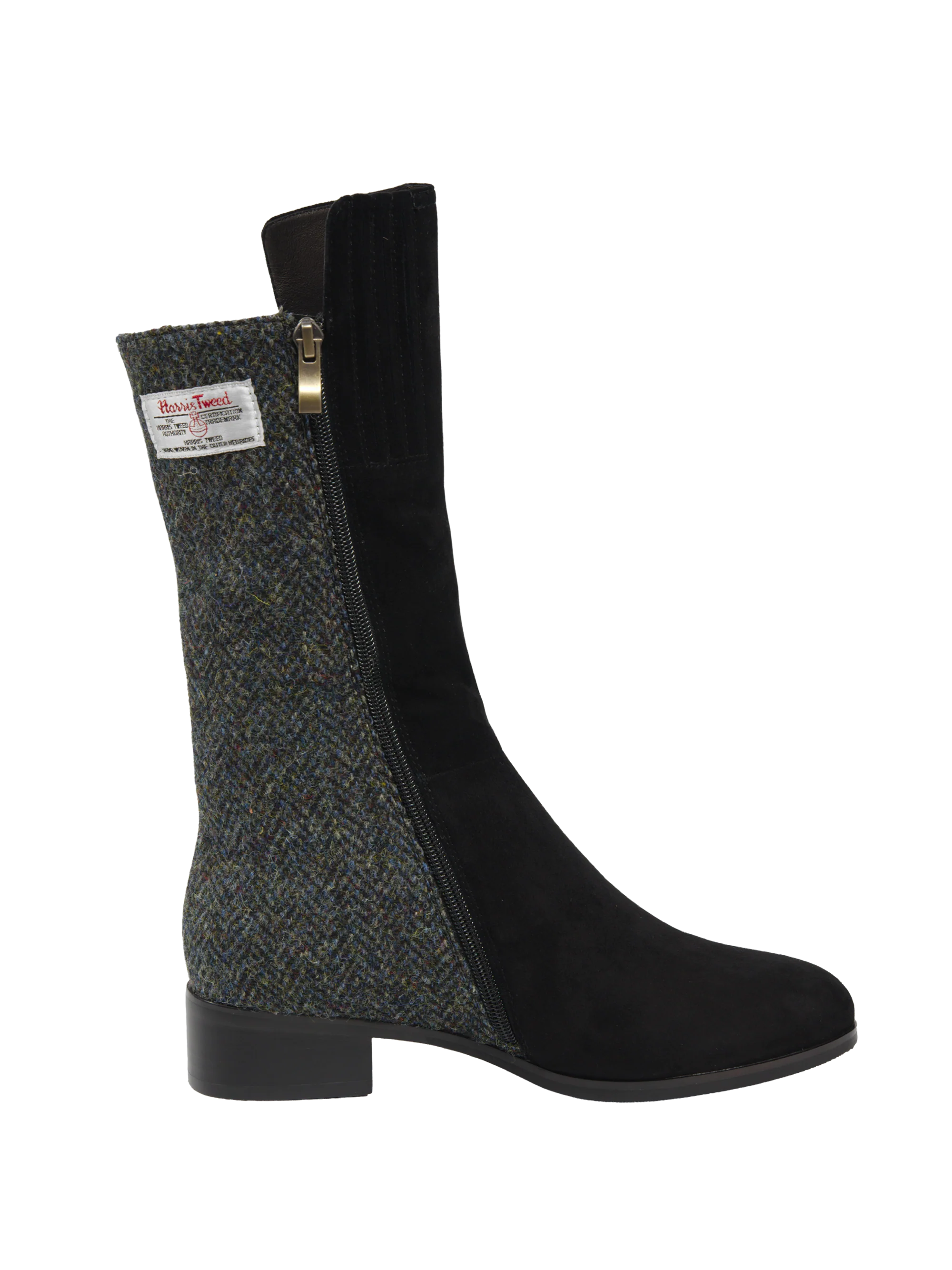 Harris Tweed Brodie Calf Length Boots - HB85 - Image 5