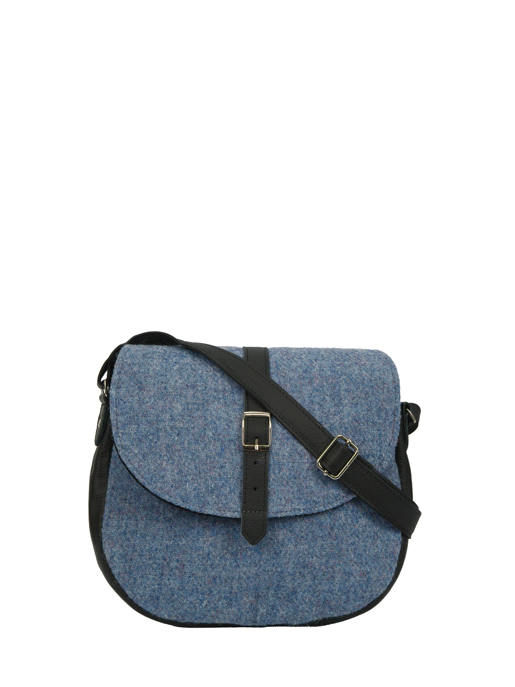 Harris Tweed Catriona Bag - 228 (Black Leather)