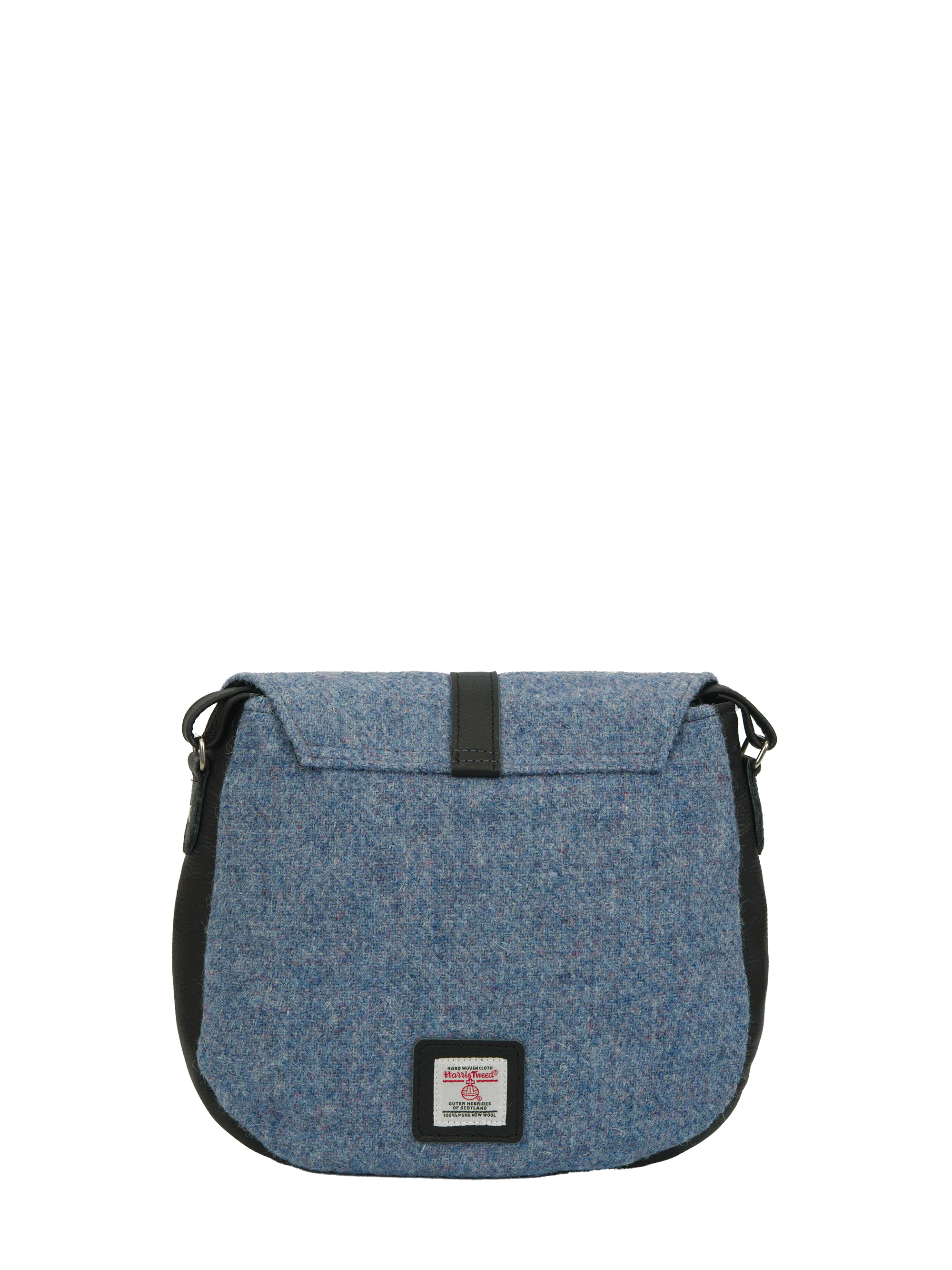 Harris Tweed Catriona Bag - 228 (Black Leather) - Image 6