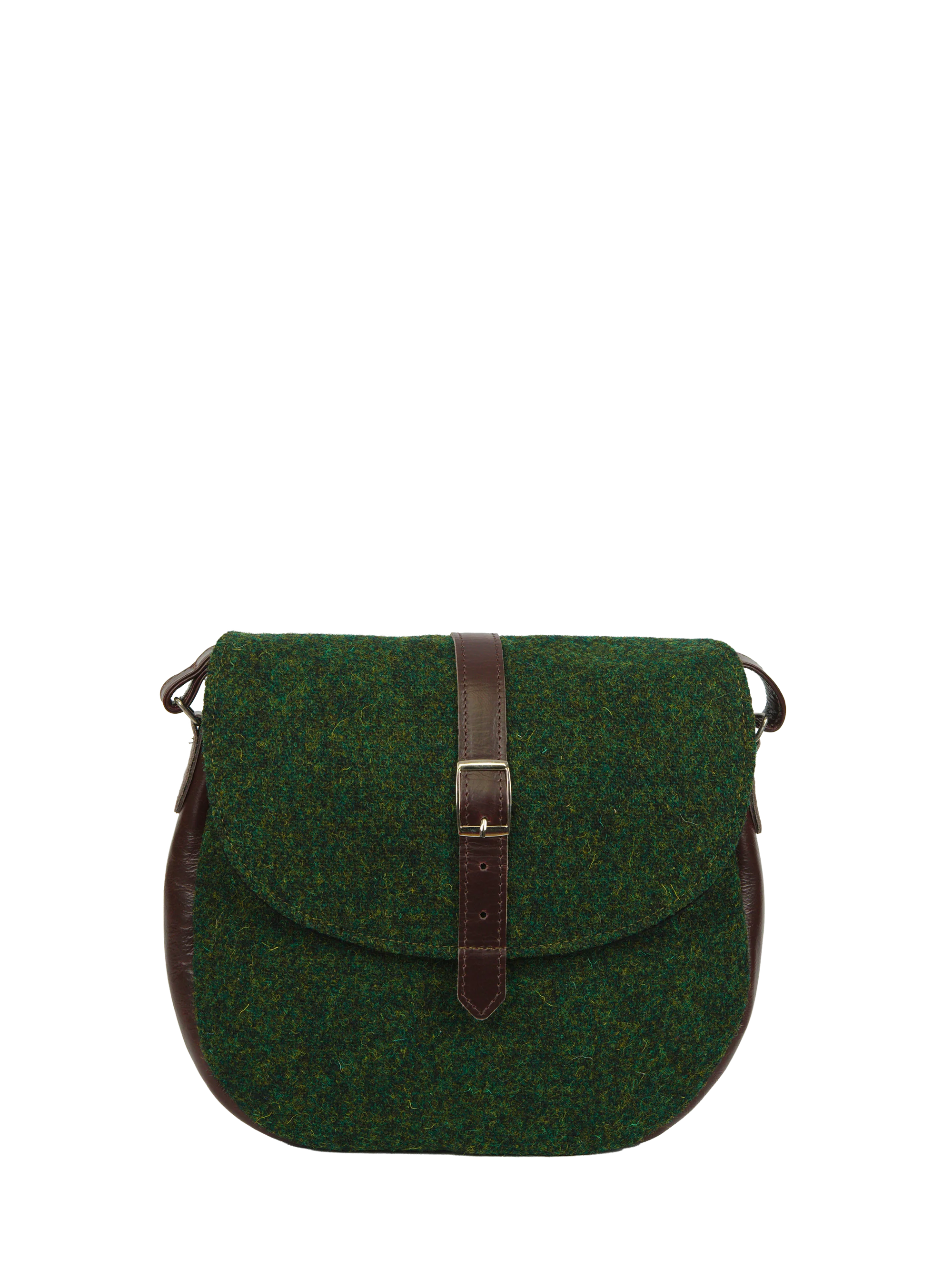 Harris Tweed Catriona Bag - 352 (Brown Leather) - Image 3