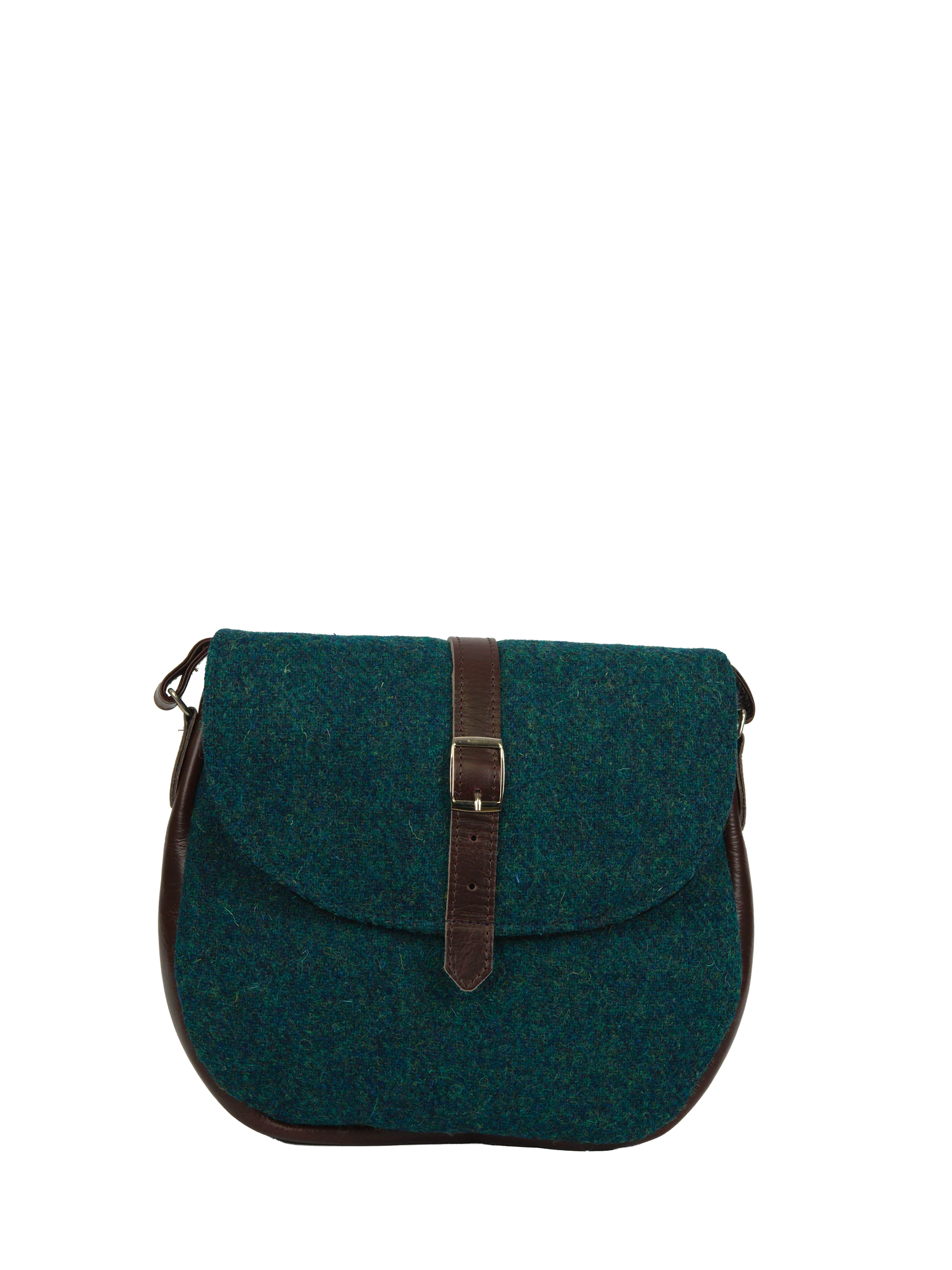 Harris Tweed Catriona Bag - 334 (Brown Leather) - Image 3