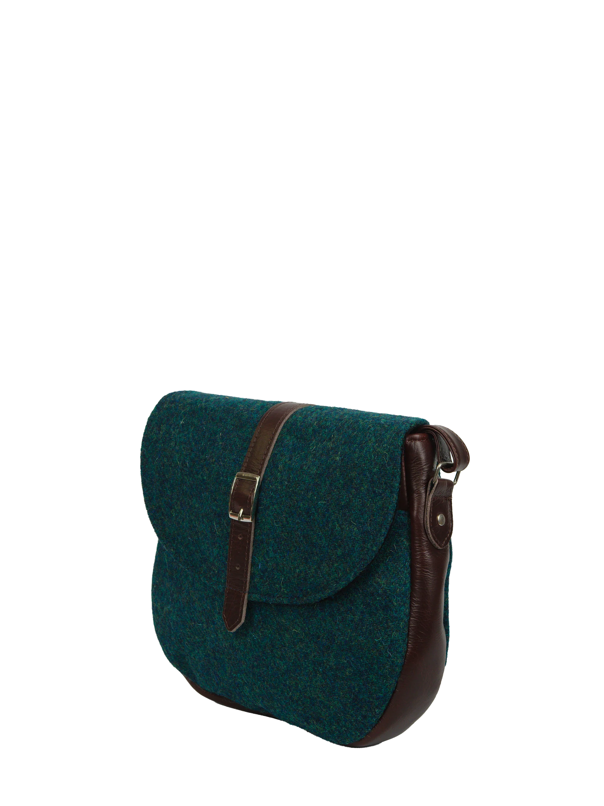 Harris Tweed Catriona Bag - 334 (Brown Leather) - Image 4