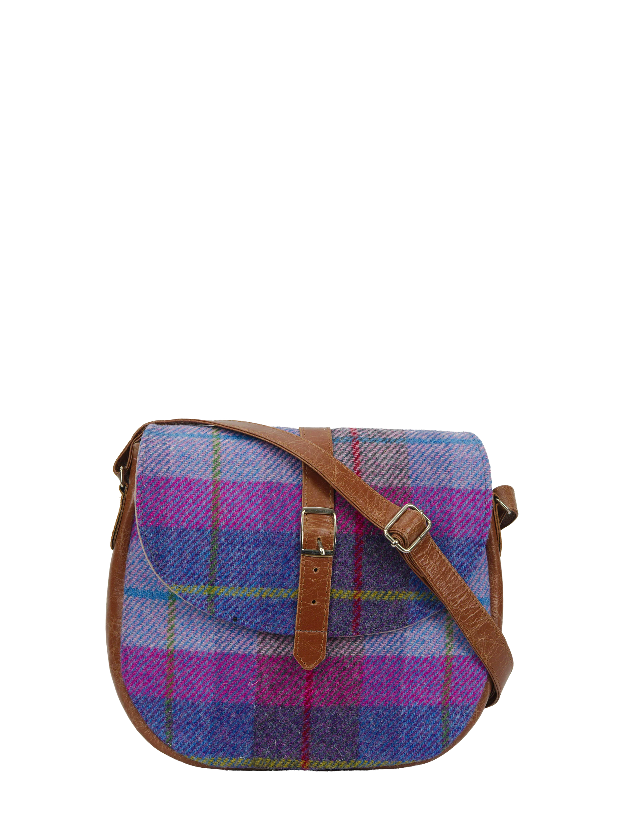 Harris Tweed Catriona Bag - A0114 (Tan Leather)