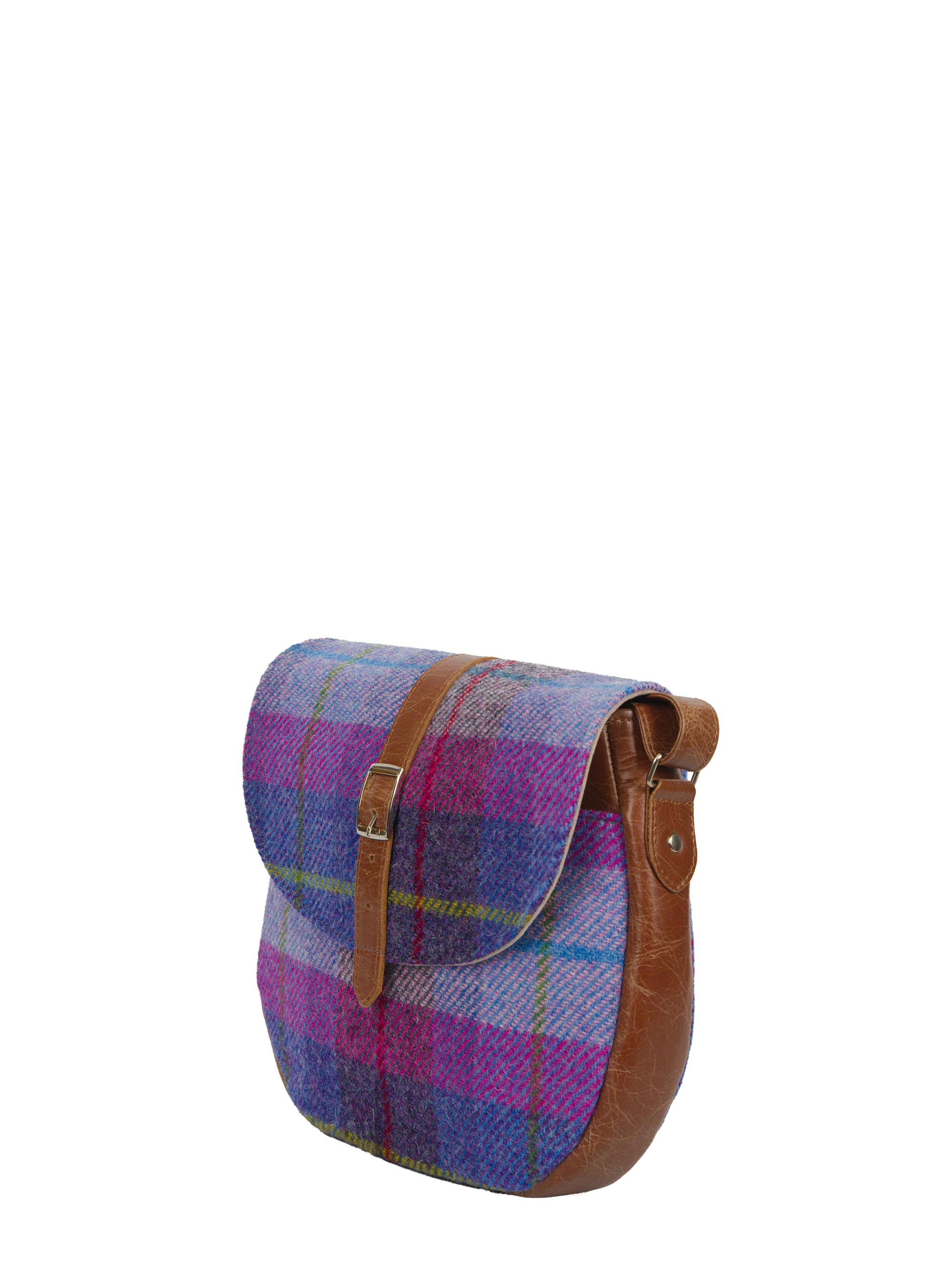 Harris Tweed Catriona Bag - A0114 (Tan Leather) - Image 4