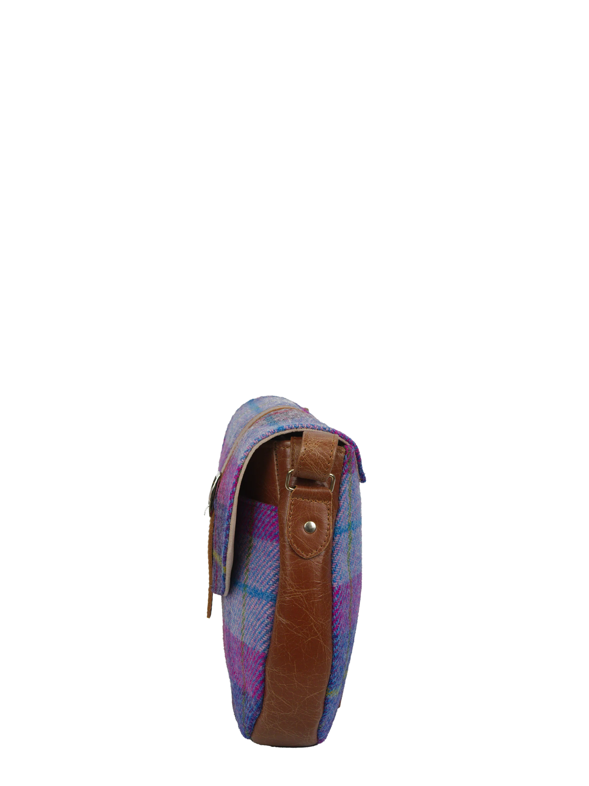 Harris Tweed Catriona Bag - A0114 (Tan Leather) - Image 5