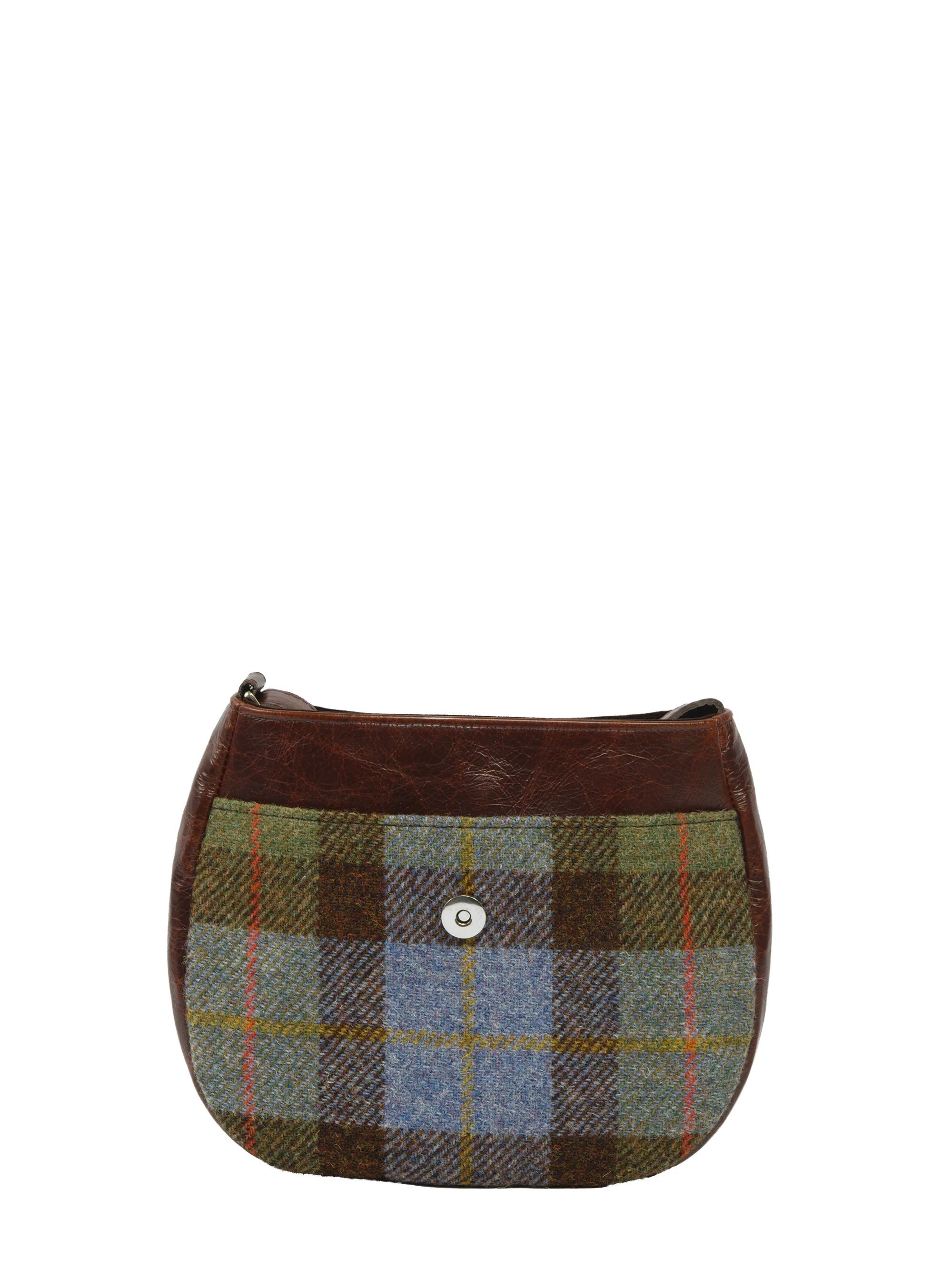 Harris Tweed Catriona Bag - A017 (Brown Leather) - Image 2