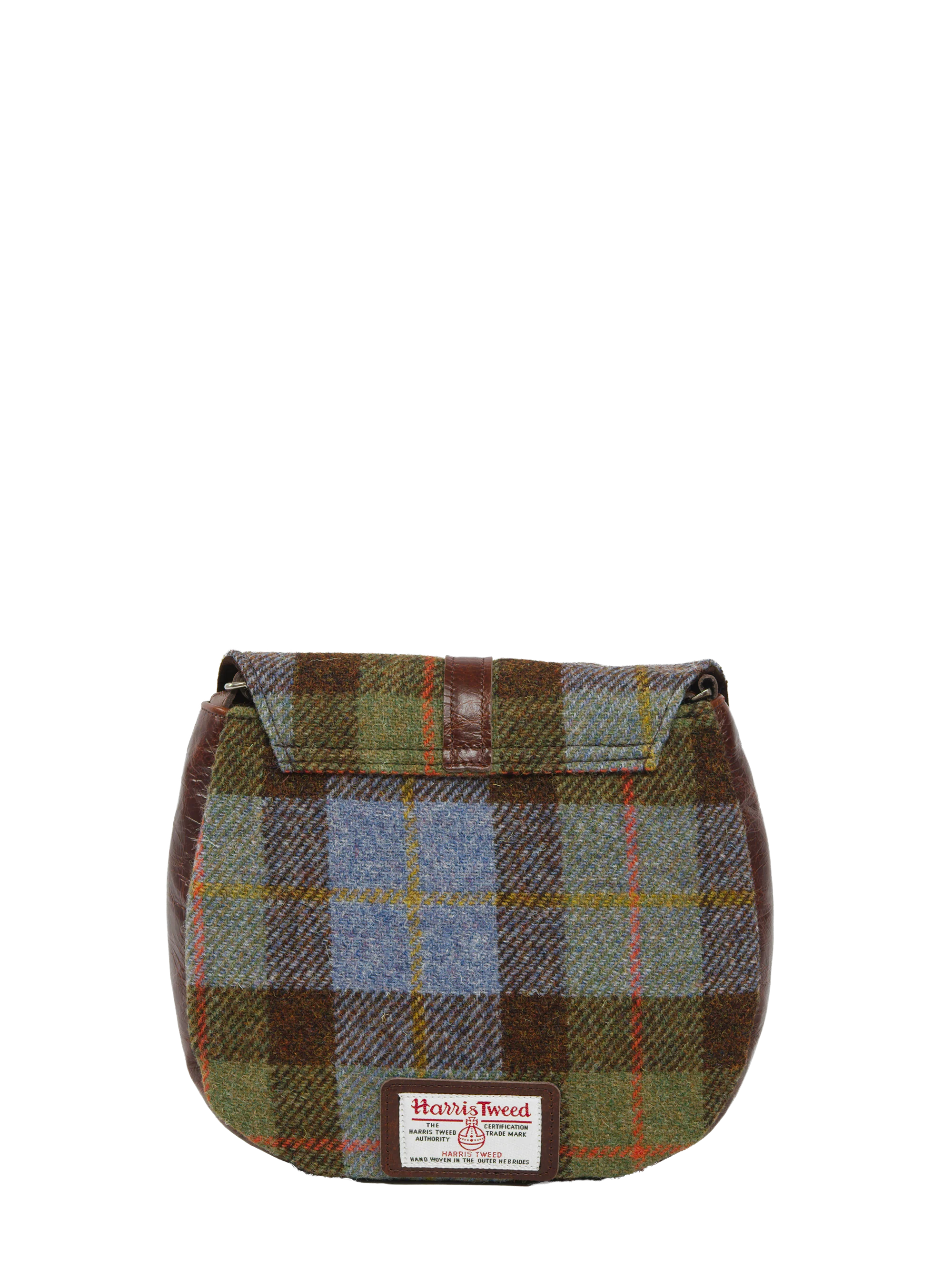 Harris Tweed Catriona Bag - A017 (Brown Leather) - Image 6