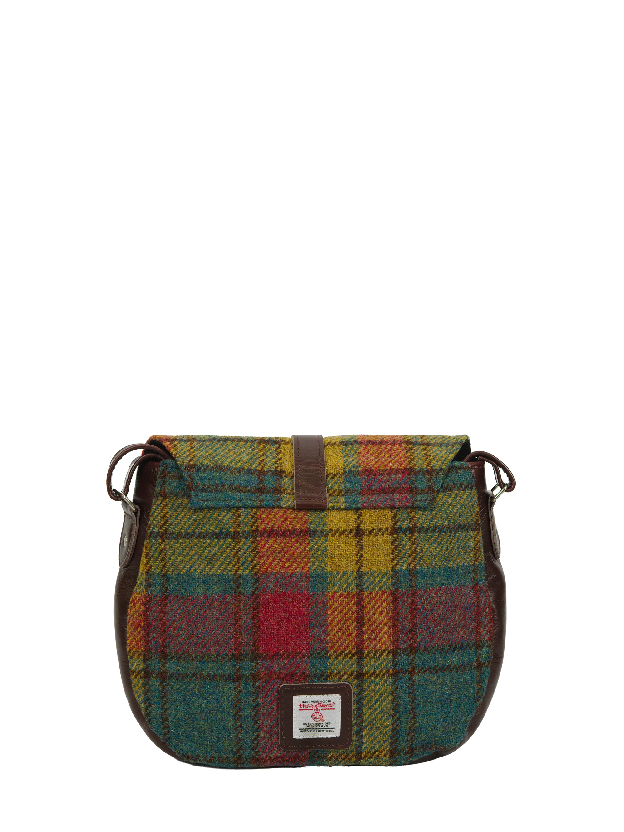 Harris Tweed Catriona Bag - A0194 (Brown Leather) - Image 6