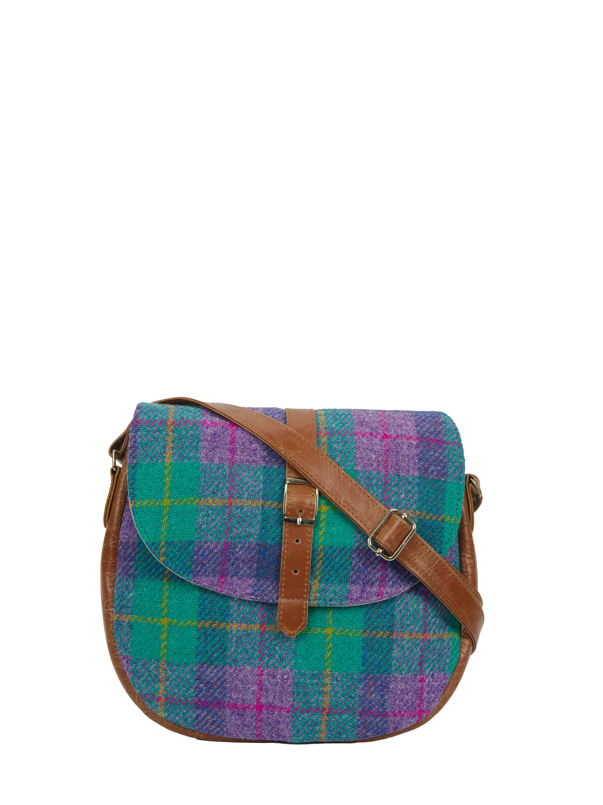 Harris Tweed Catriona Bag - A0222 (Tan Leather)