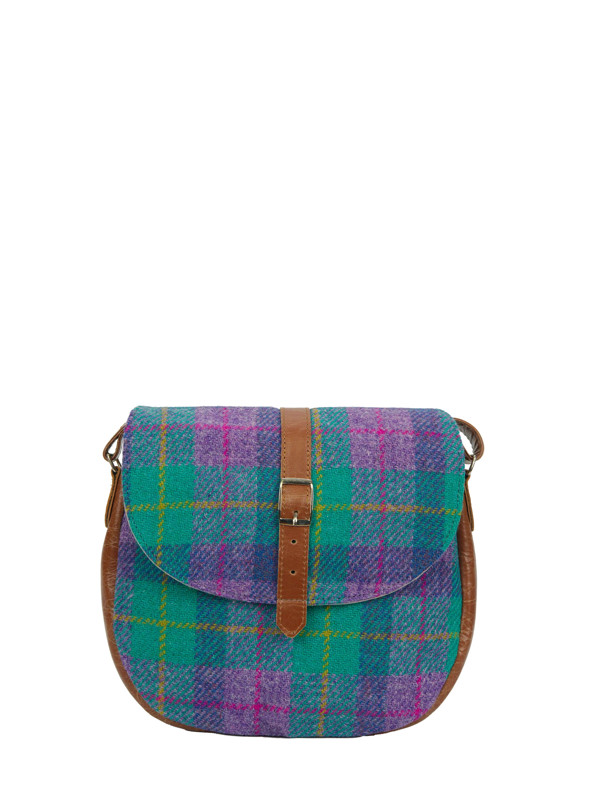 Harris Tweed Catriona Bag - A0222 (Tan Leather) - Image 3