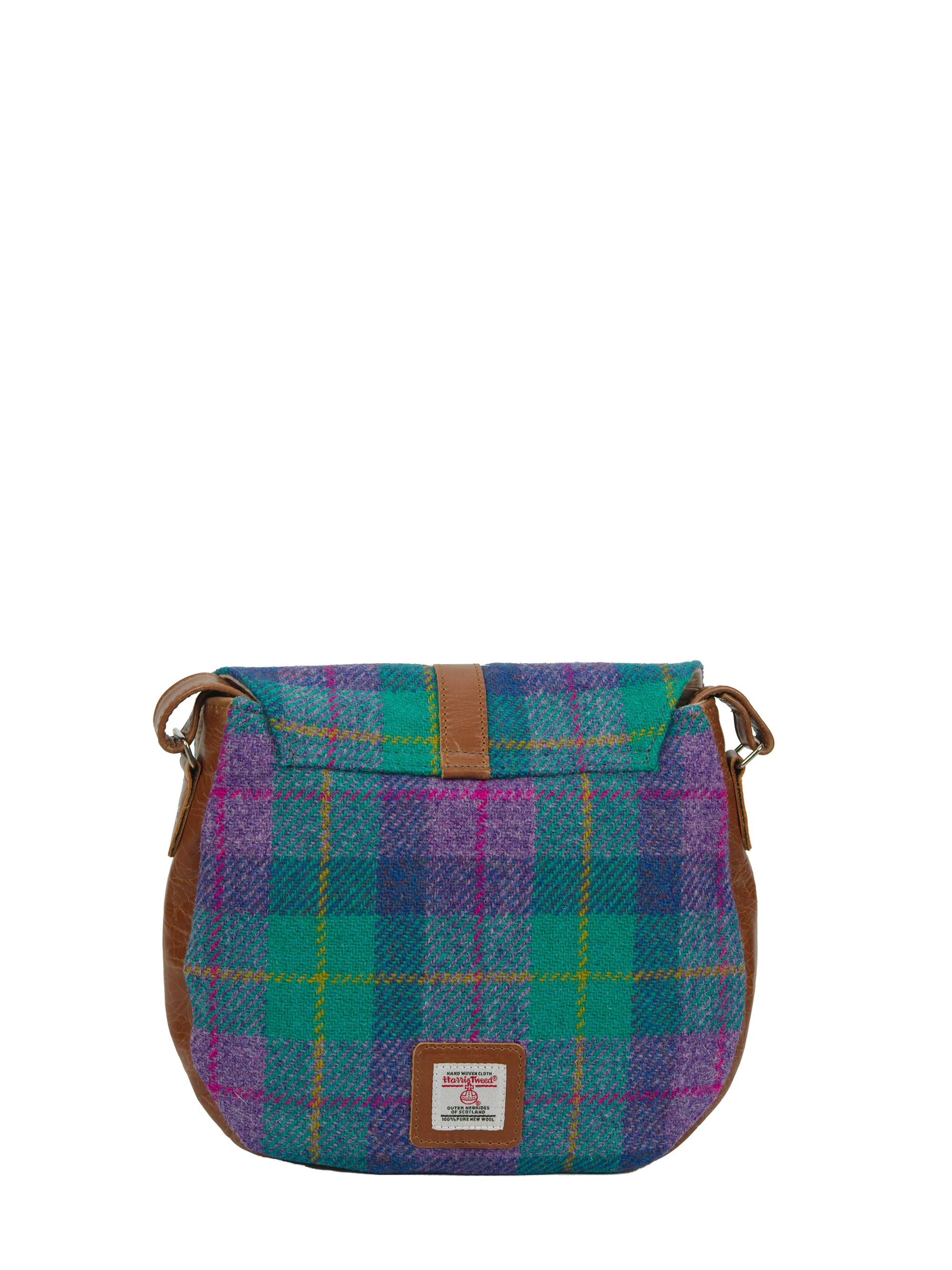 Harris Tweed Catriona Bag - A0222 (Tan Leather) - Image 6