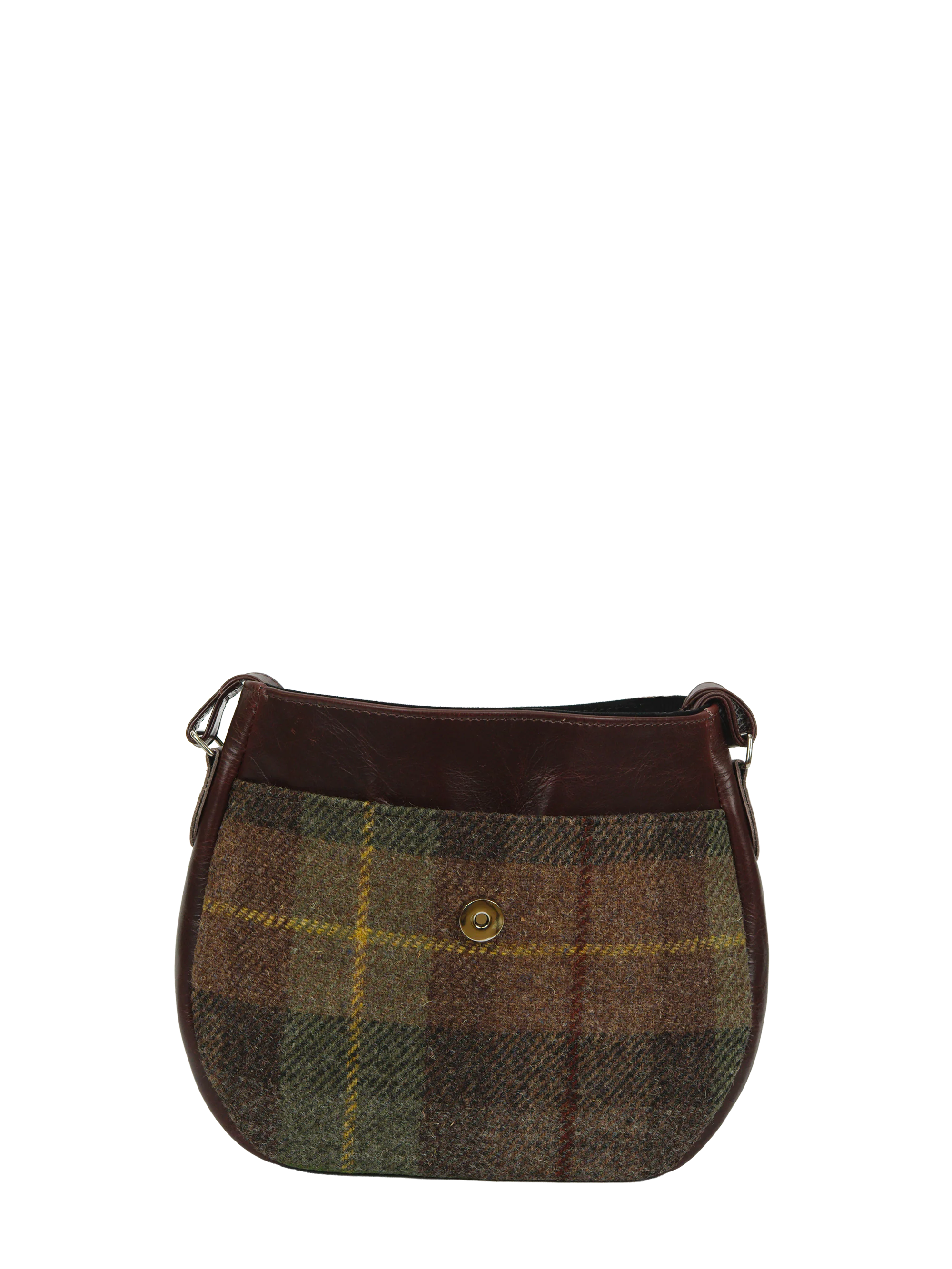 Harris Tweed Catriona Bag - A086 (Brown Leather) - Image 2