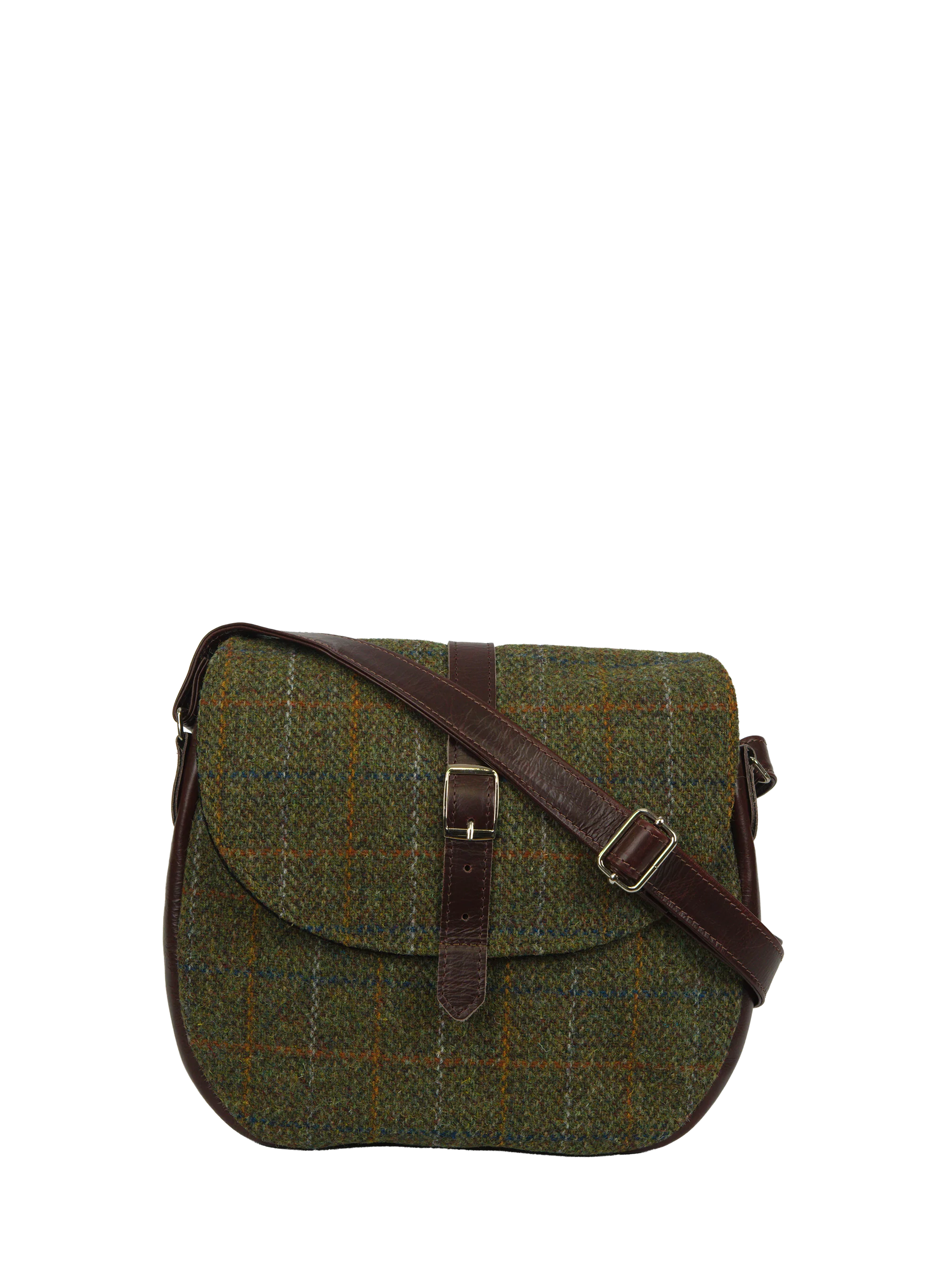 Harris Tweed Catriona Bag - HB103 (Brown Leather)