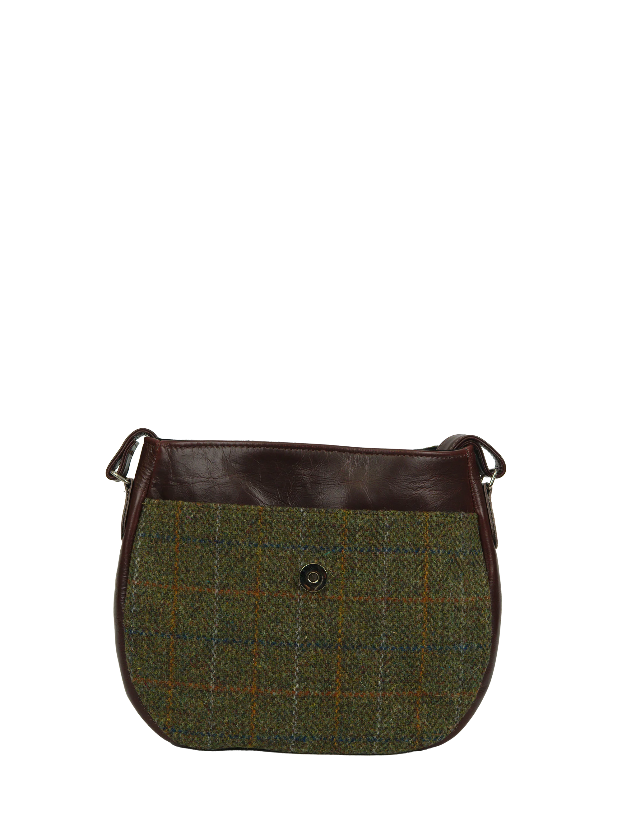 Harris Tweed Catriona Bag - HB103 (Brown Leather) - Image 2