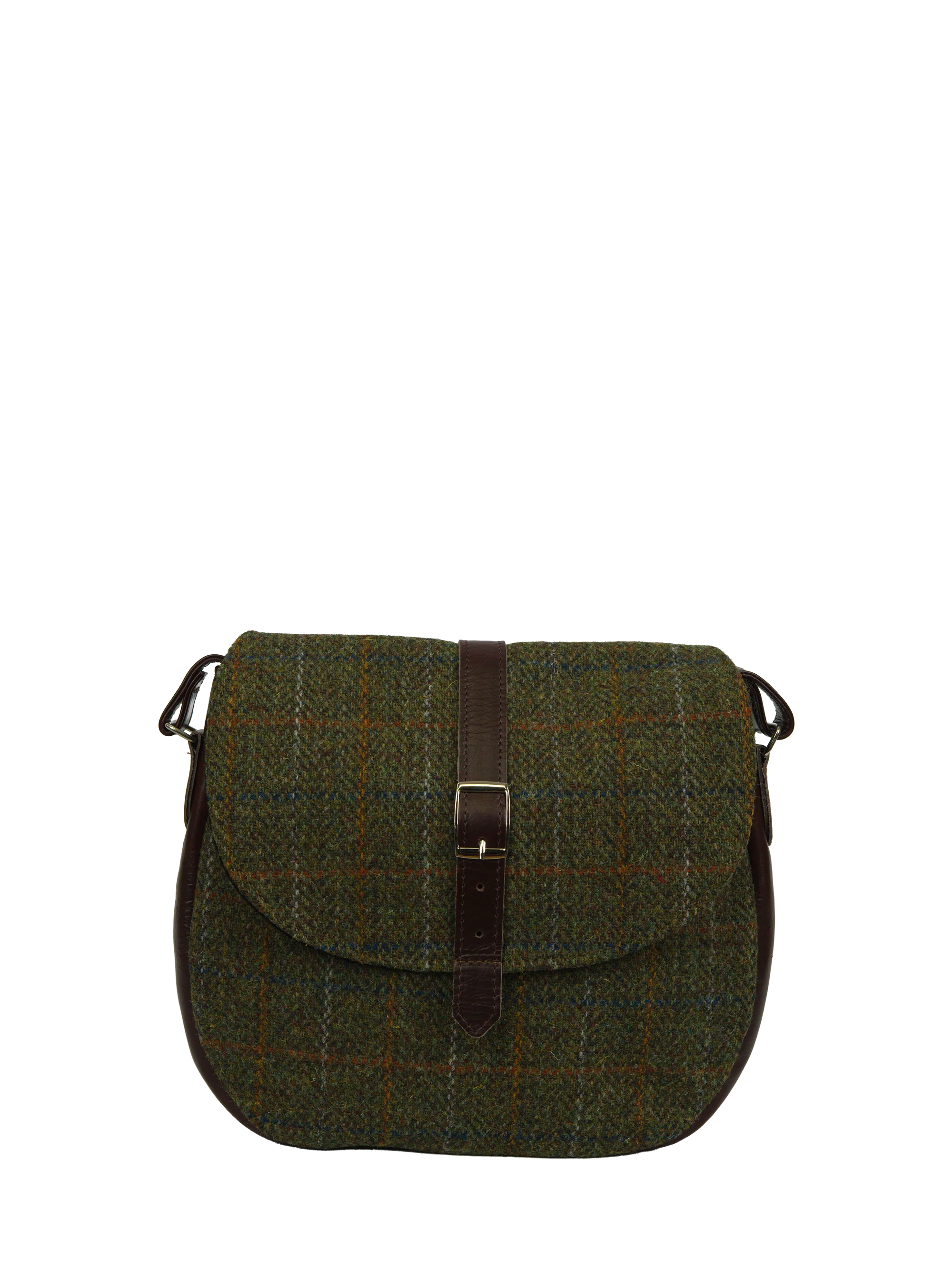 Harris Tweed Catriona Bag - HB103 (Brown Leather) - Image 3