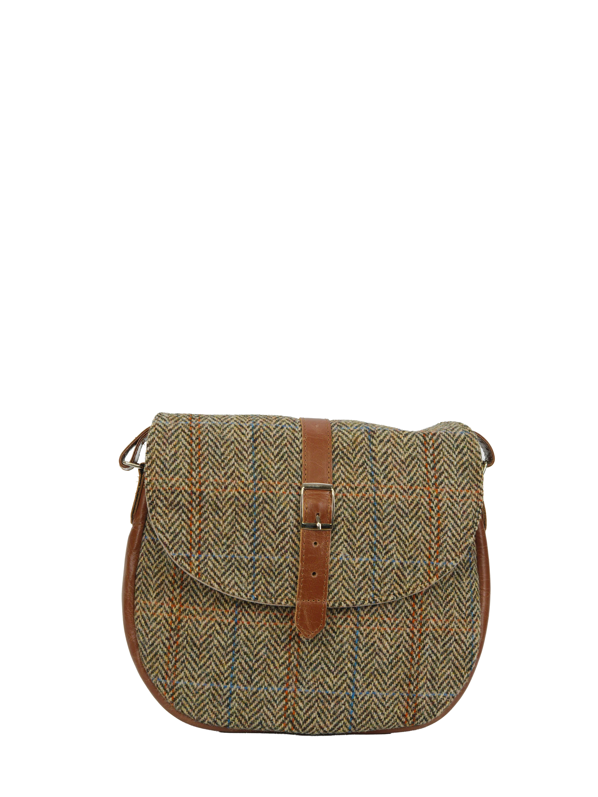 Harris Tweed Catriona Bag - HB133 (Tan Leather) - Image 3
