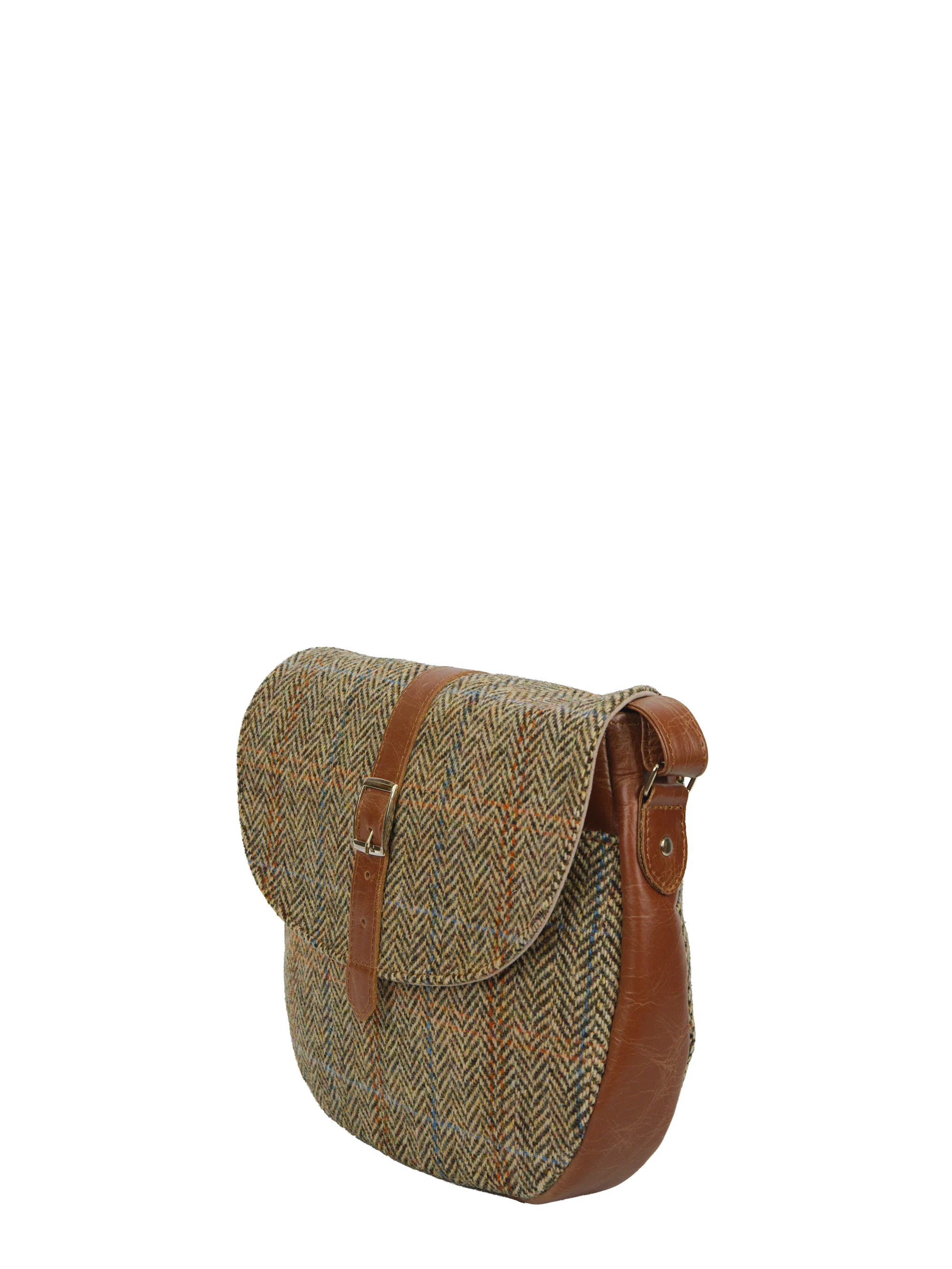 Harris Tweed Catriona Bag - HB133 (Tan Leather) - Image 4
