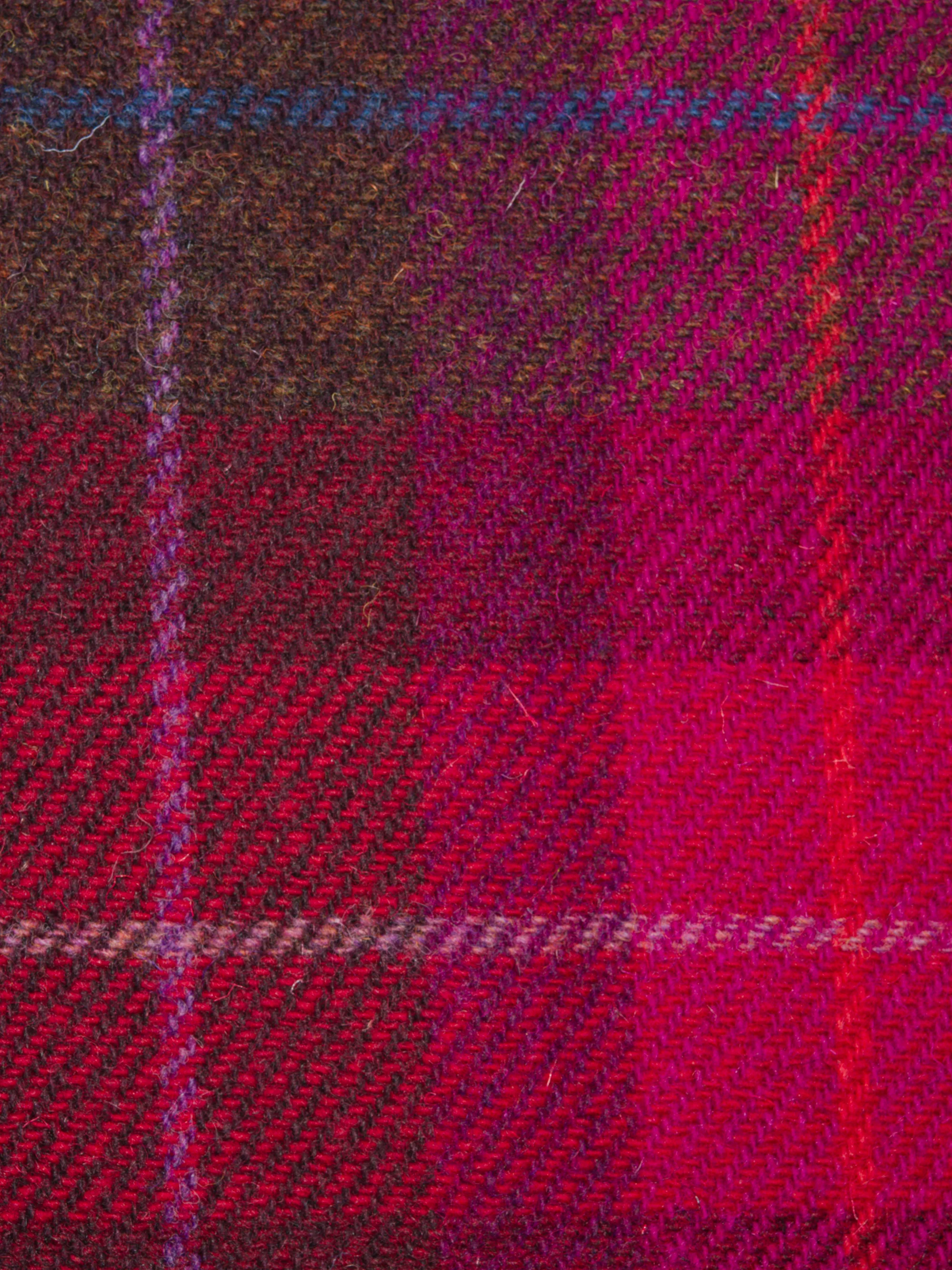 Harris Tweed Cerise Check A031