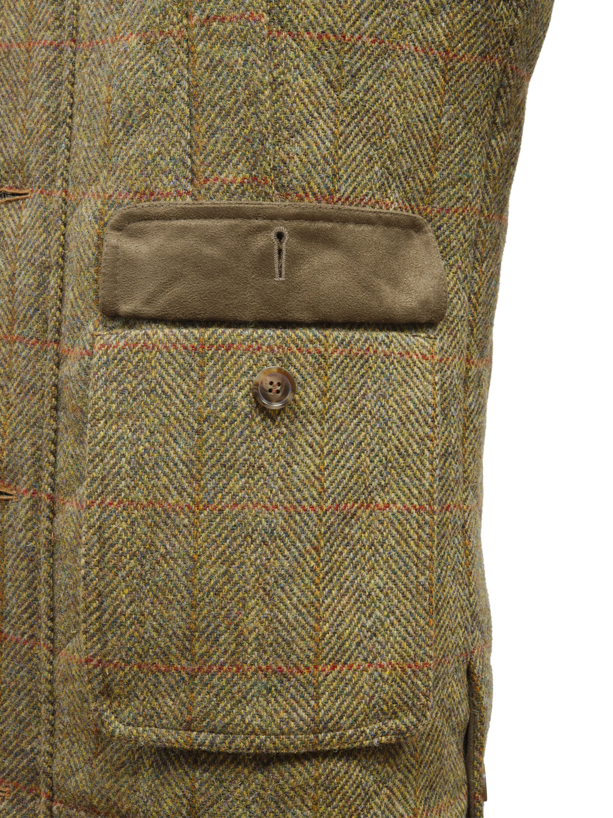 Harris Tweed Chuck Country Gilet - HB67 - Image 6