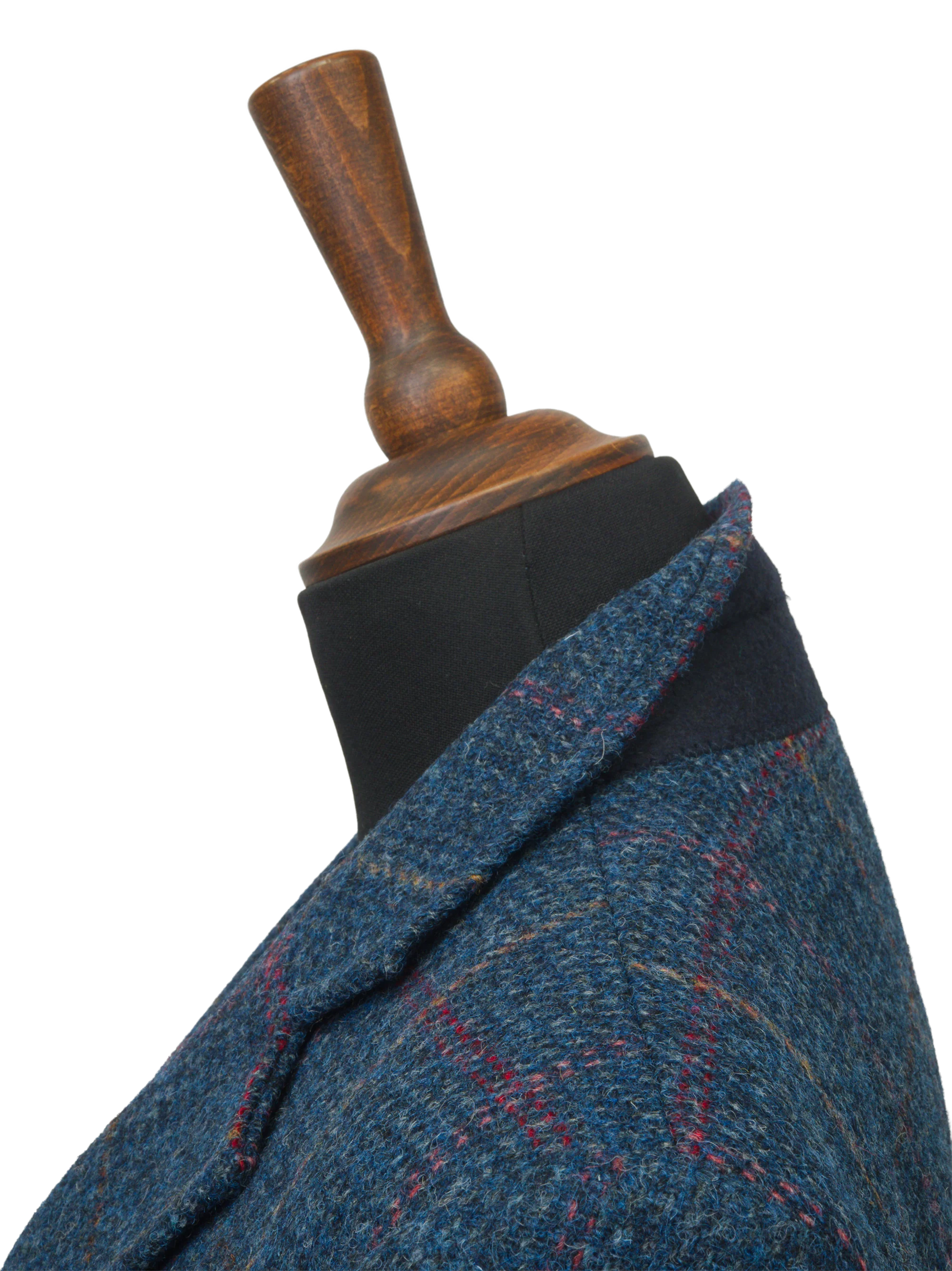 Harris Tweed Claire Jacket Blue Check - Image 4
