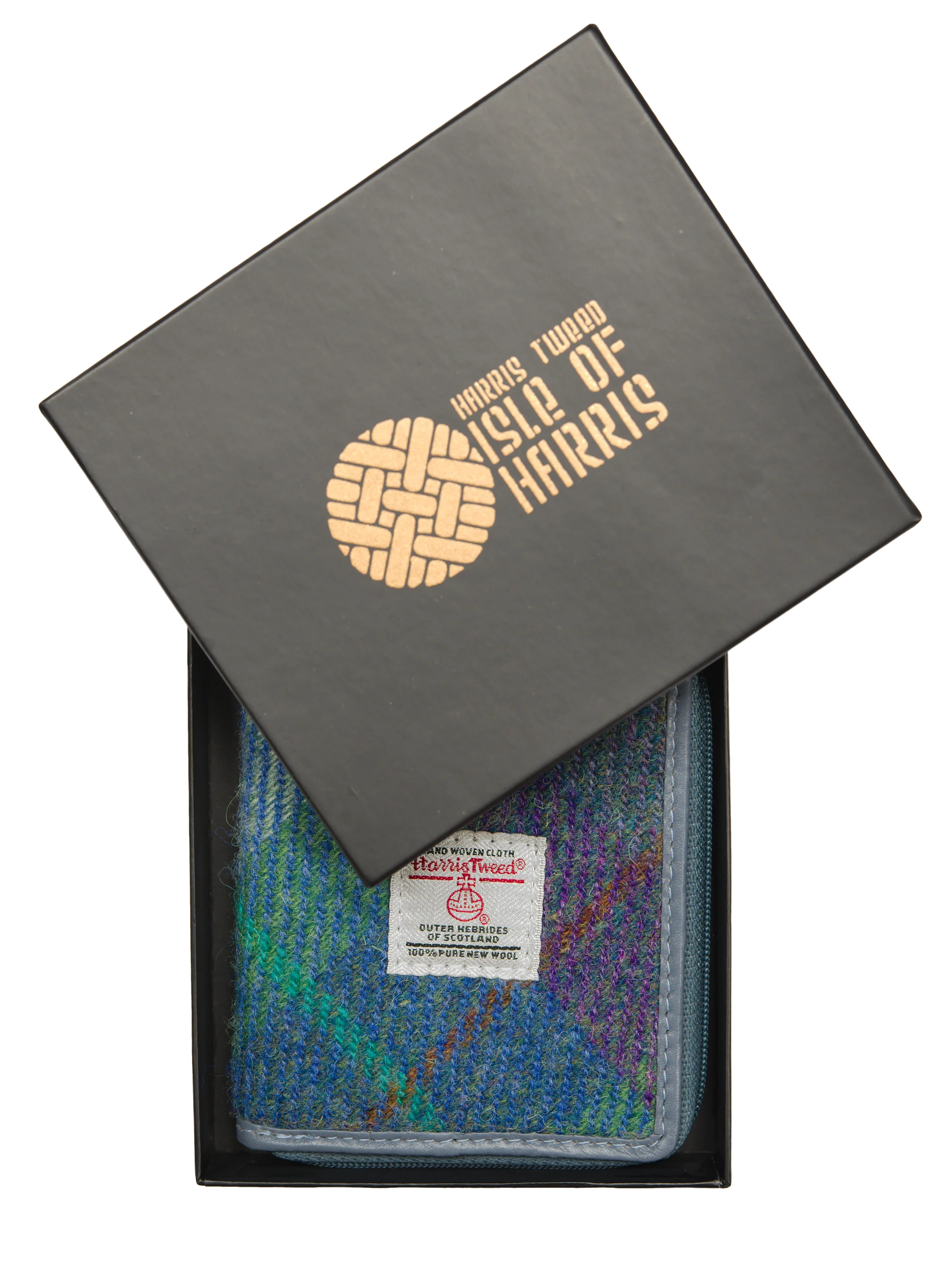 Harris Tweed Compact Zip Wallet - A0173 - Image 6