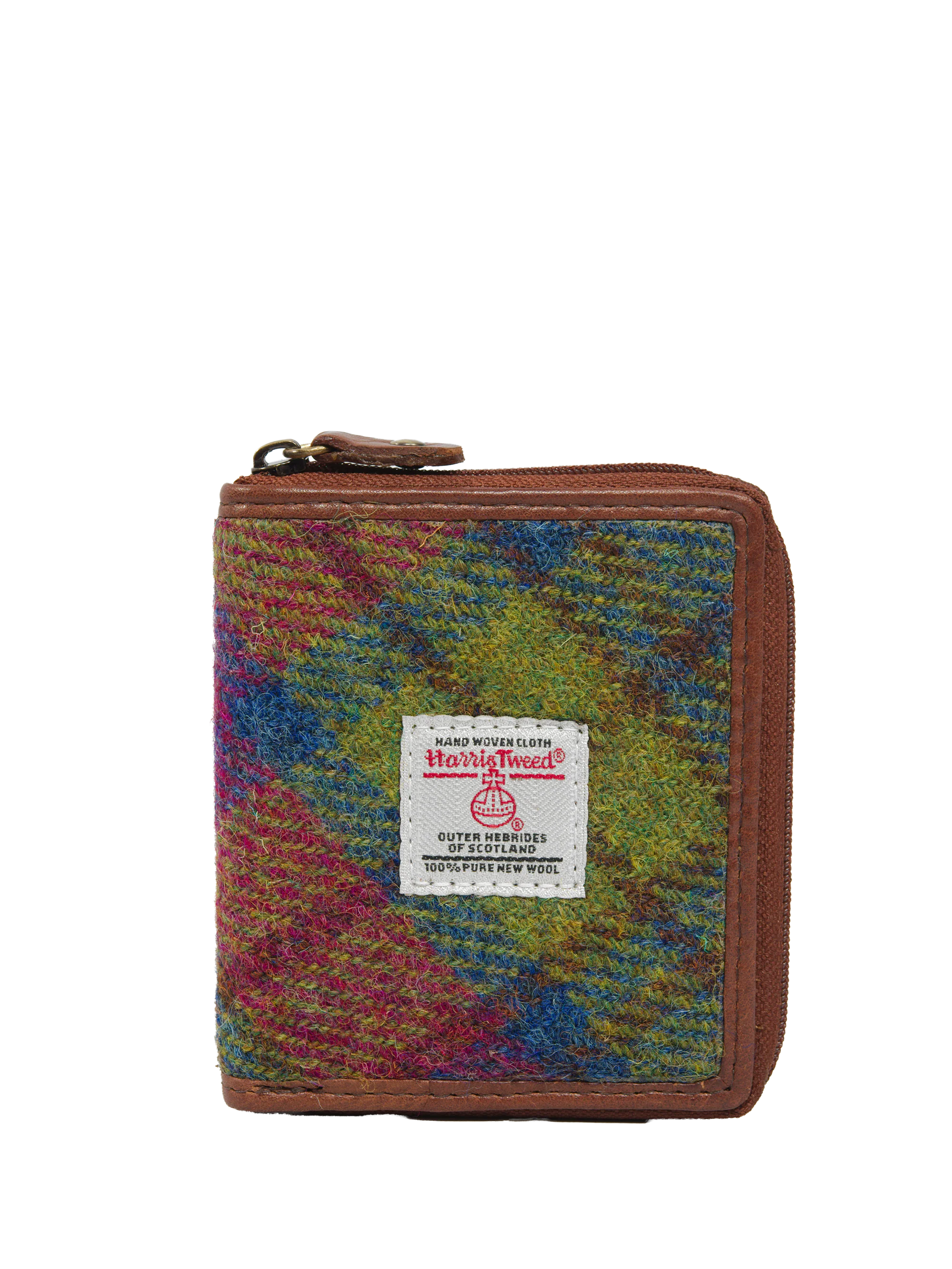 Harris Tweed Compact Zip Wallet - A0195