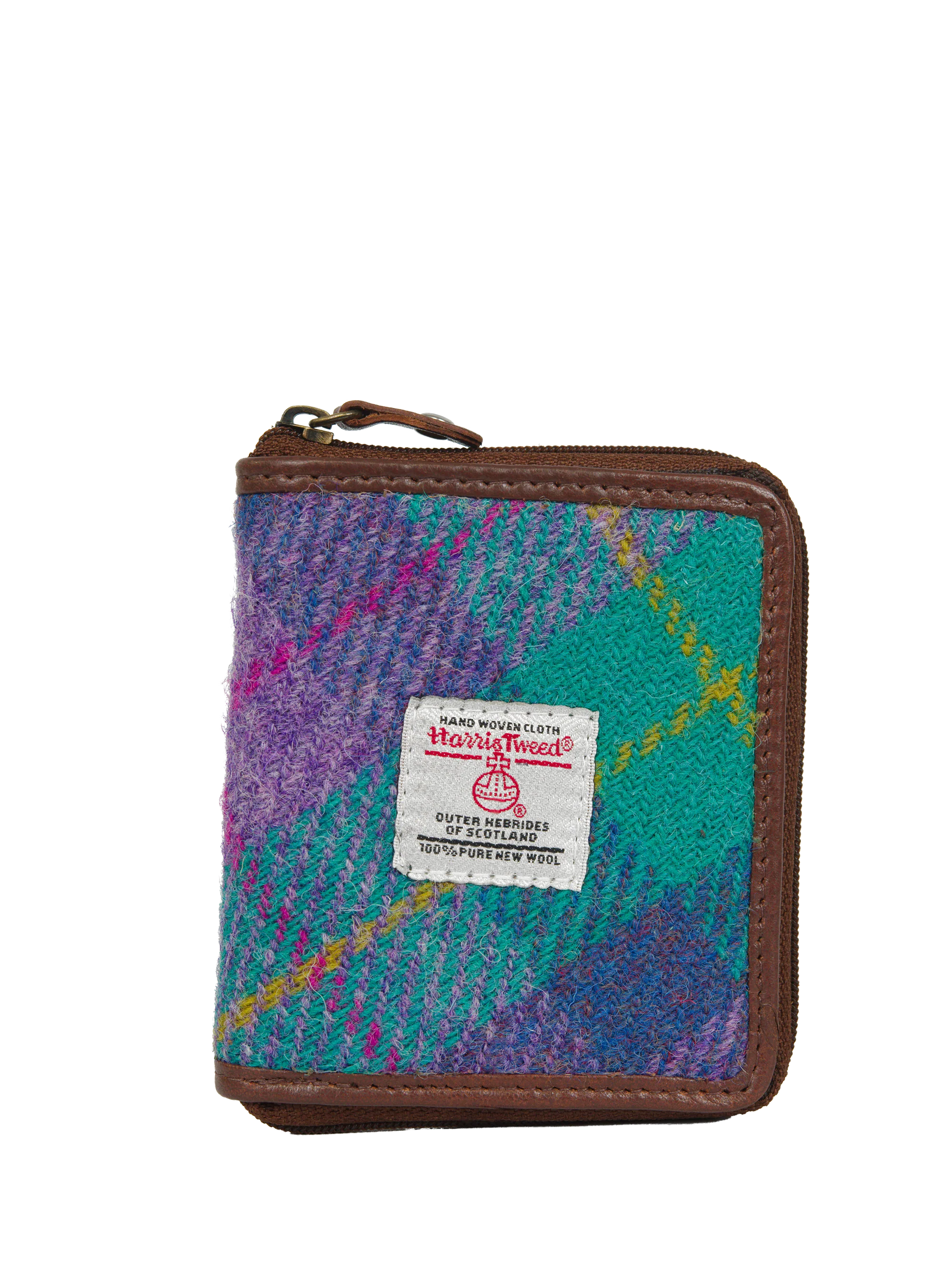 Harris Tweed Compact Zip Wallet - A0222