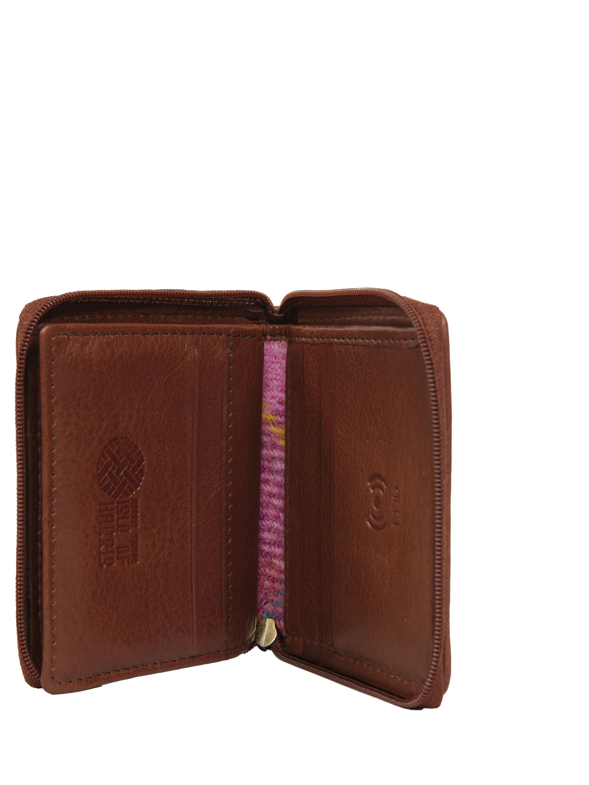 Harris Tweed Compact Zip Wallet - A0223 - Image 4