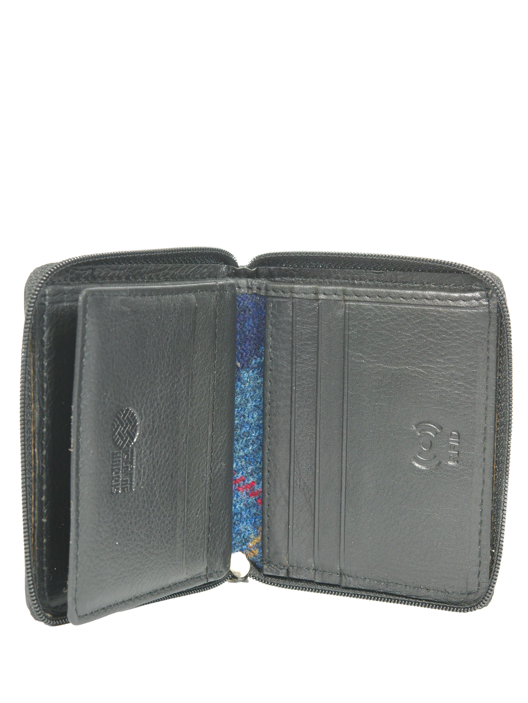Harris Tweed Compact Zip Wallet - A075 - Image 5