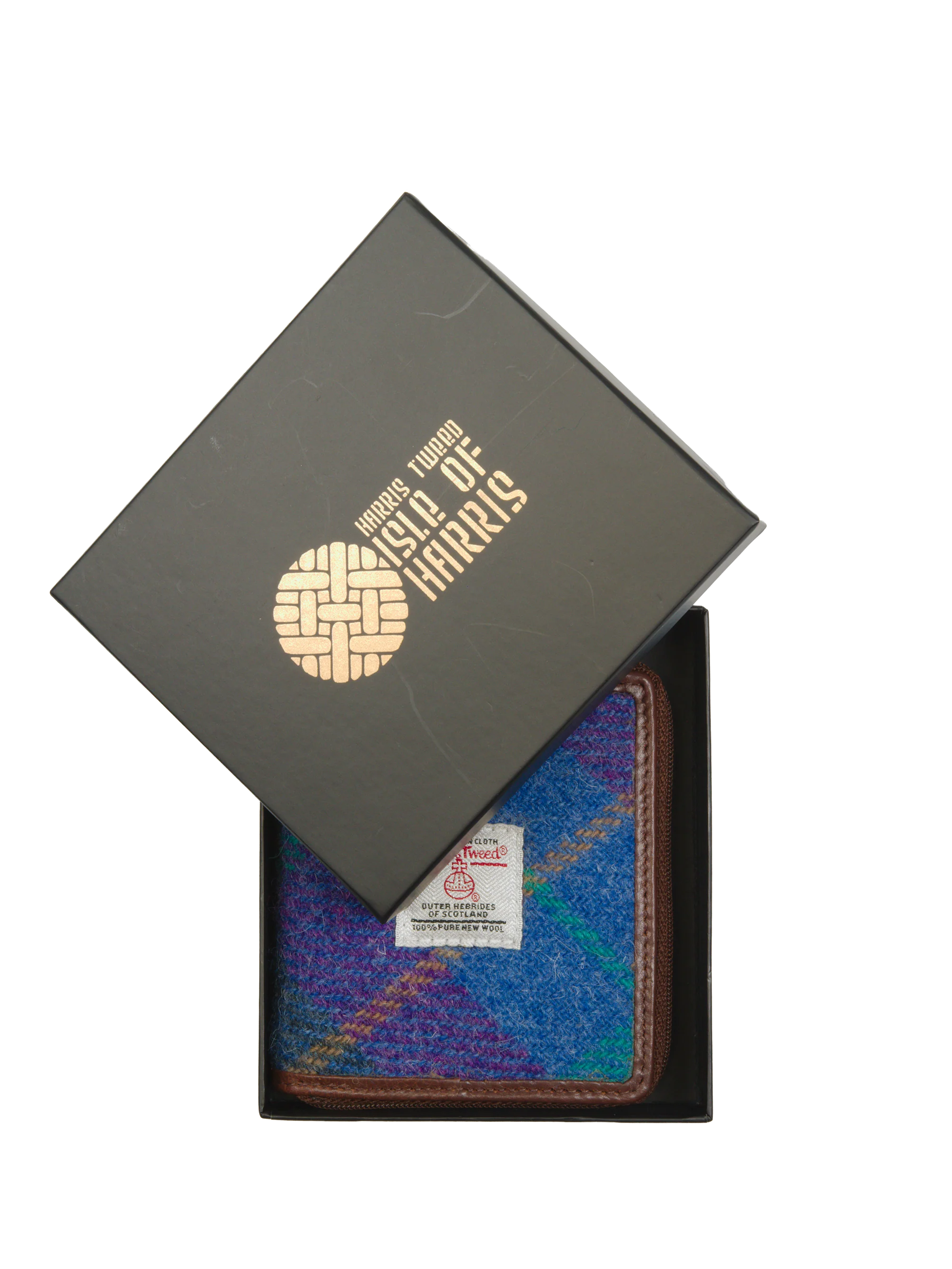Harris Tweed Compact Zip Wallet - A085 - Image 2